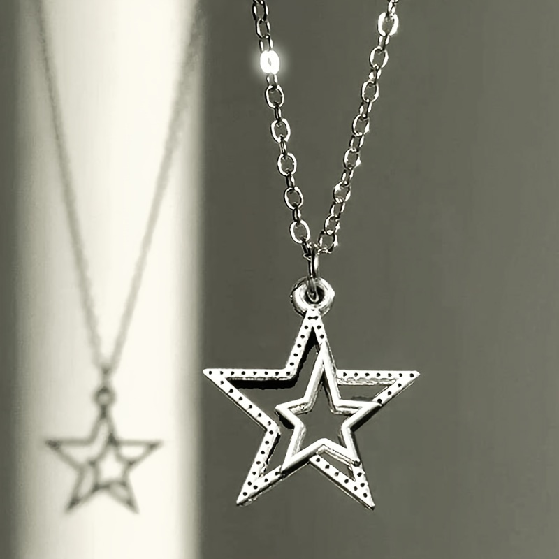 Temu Gothic Vintage Star Necklace