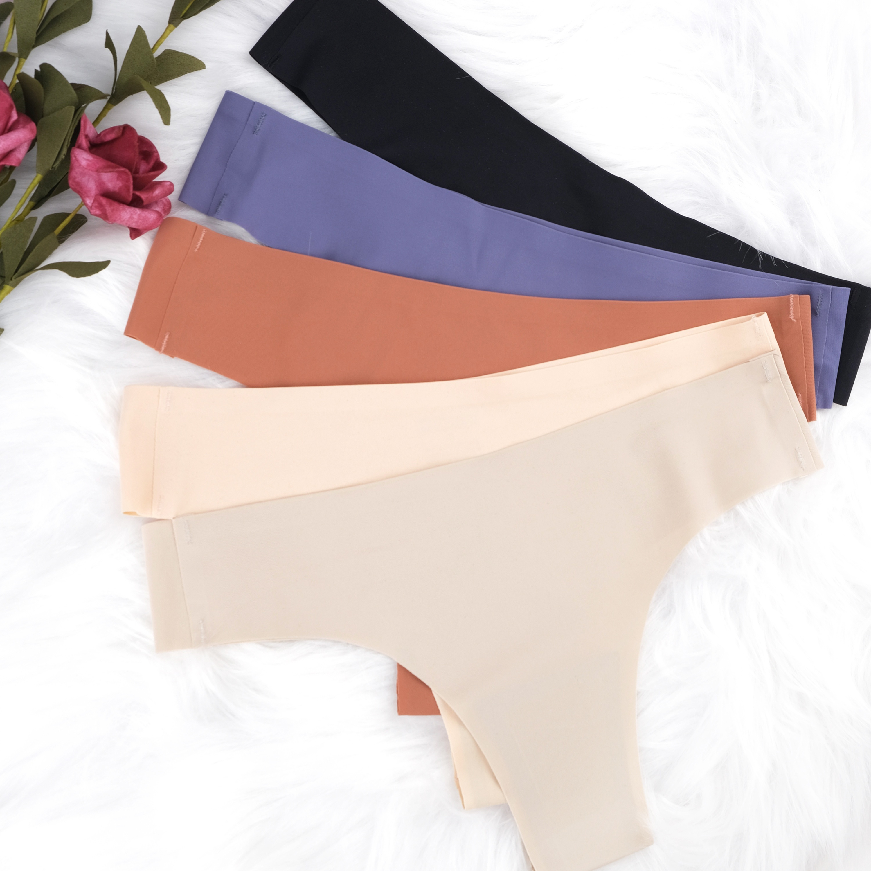 

5pcs Women's Thong Underwear For Women