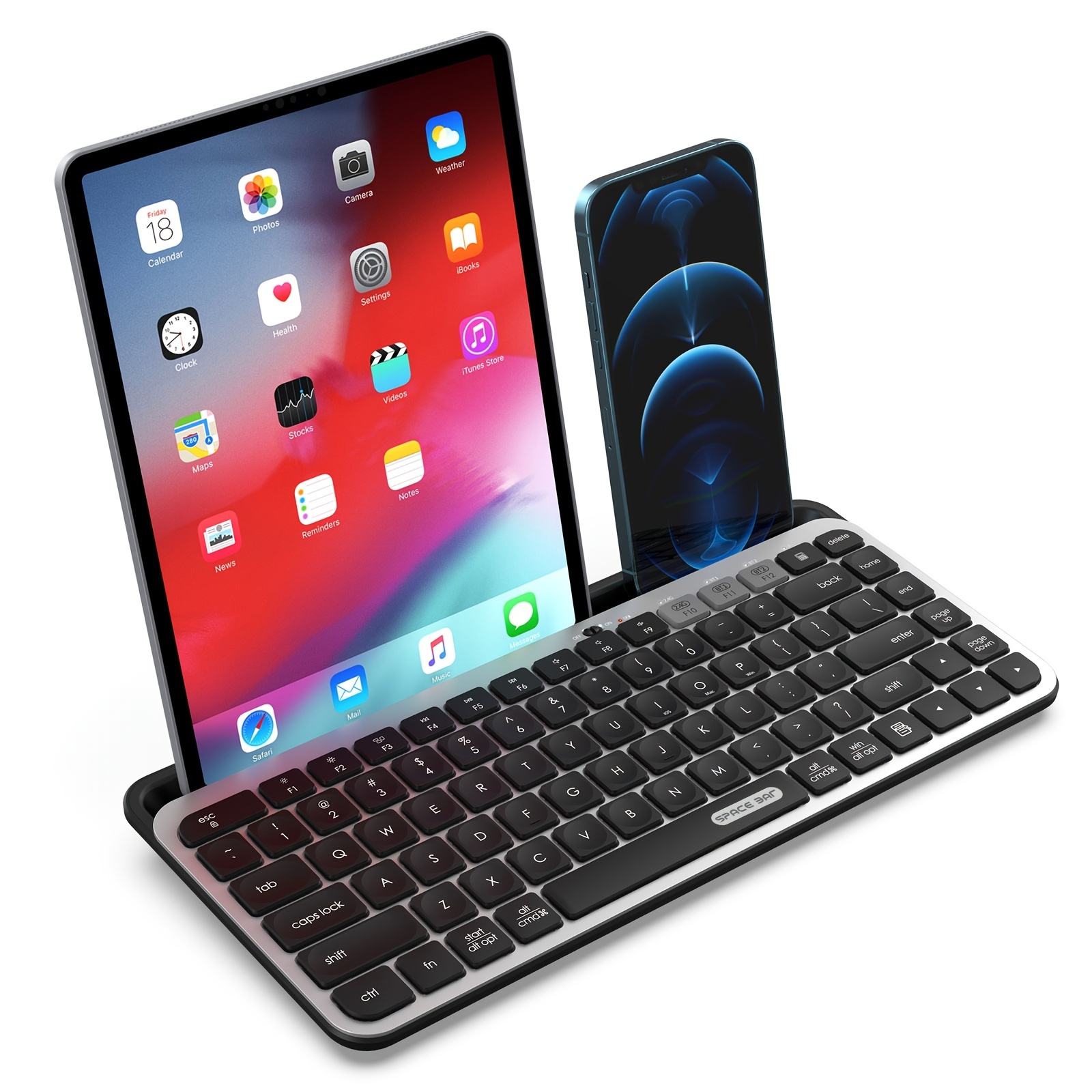  Inote Multi Pairing 3.0 Wireless Bluetooth Keyboard,  Korean/English, Compatible with Apple iPad Pro 4th 5th Generation, Window /  Mac0S Inote Multi Pairing 3.0 Wireless Bluetooth Keyboard, Korean/English,  for Apple iPad Pro