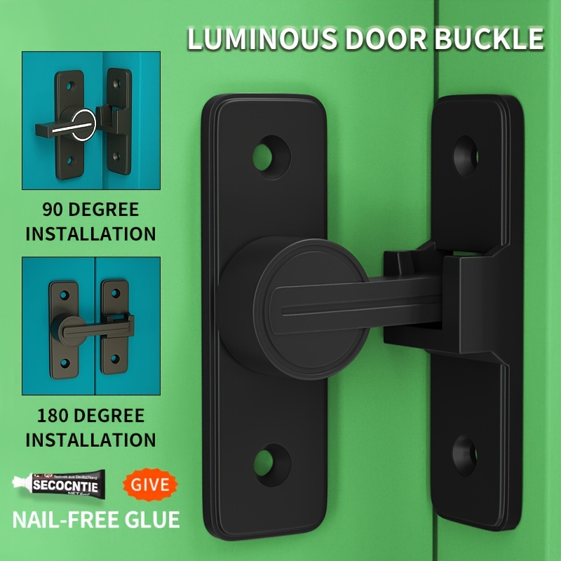 Secure Home 90 degree Sliding Door Lock No Drilling - Temu