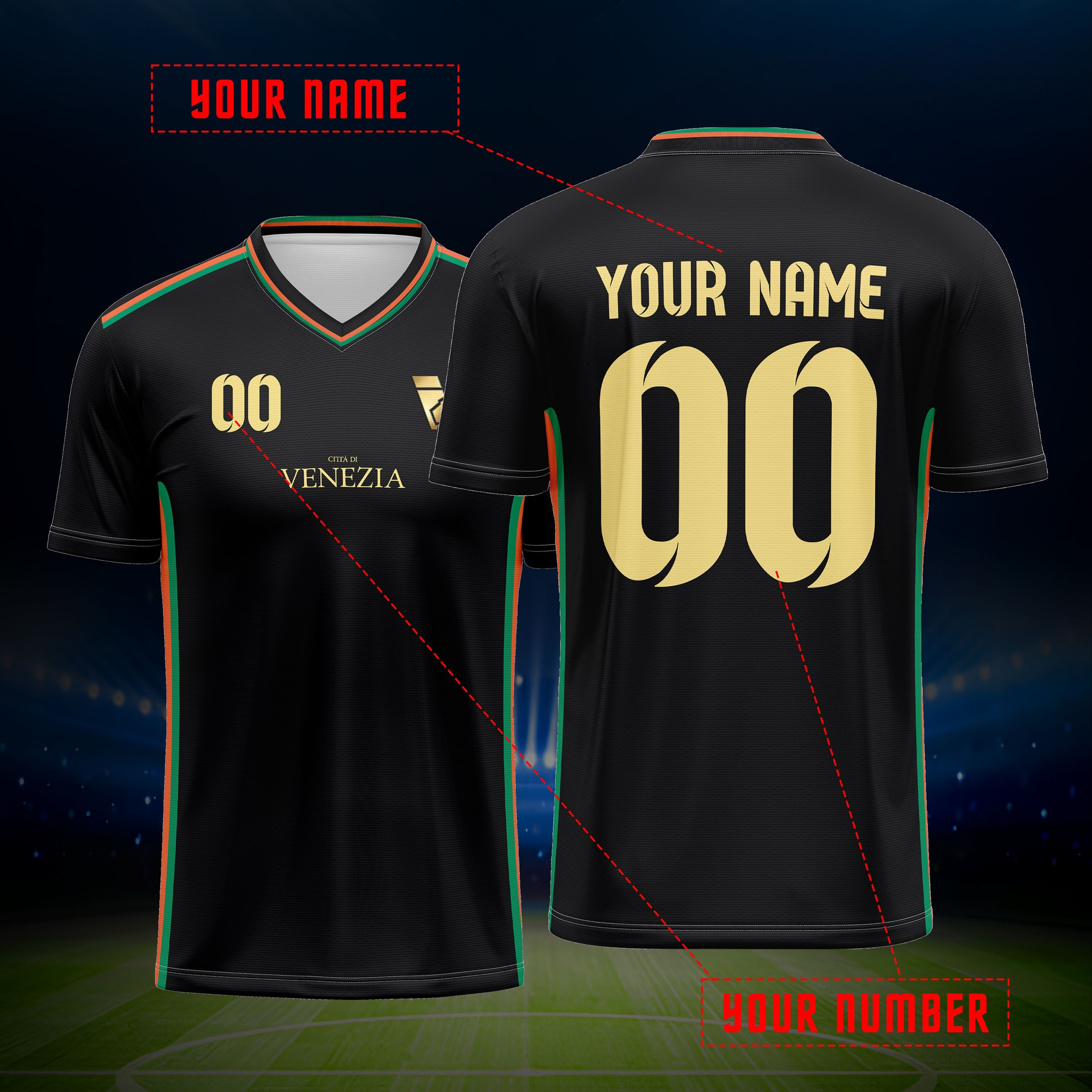 

Customizable V-neck Soccer Jersey For Men - 2024 Polyester Knit Fabric, Breathable, Washable, All- Top With Personalized Name & Number For Training, Casual, Beach, Outdoor Activities