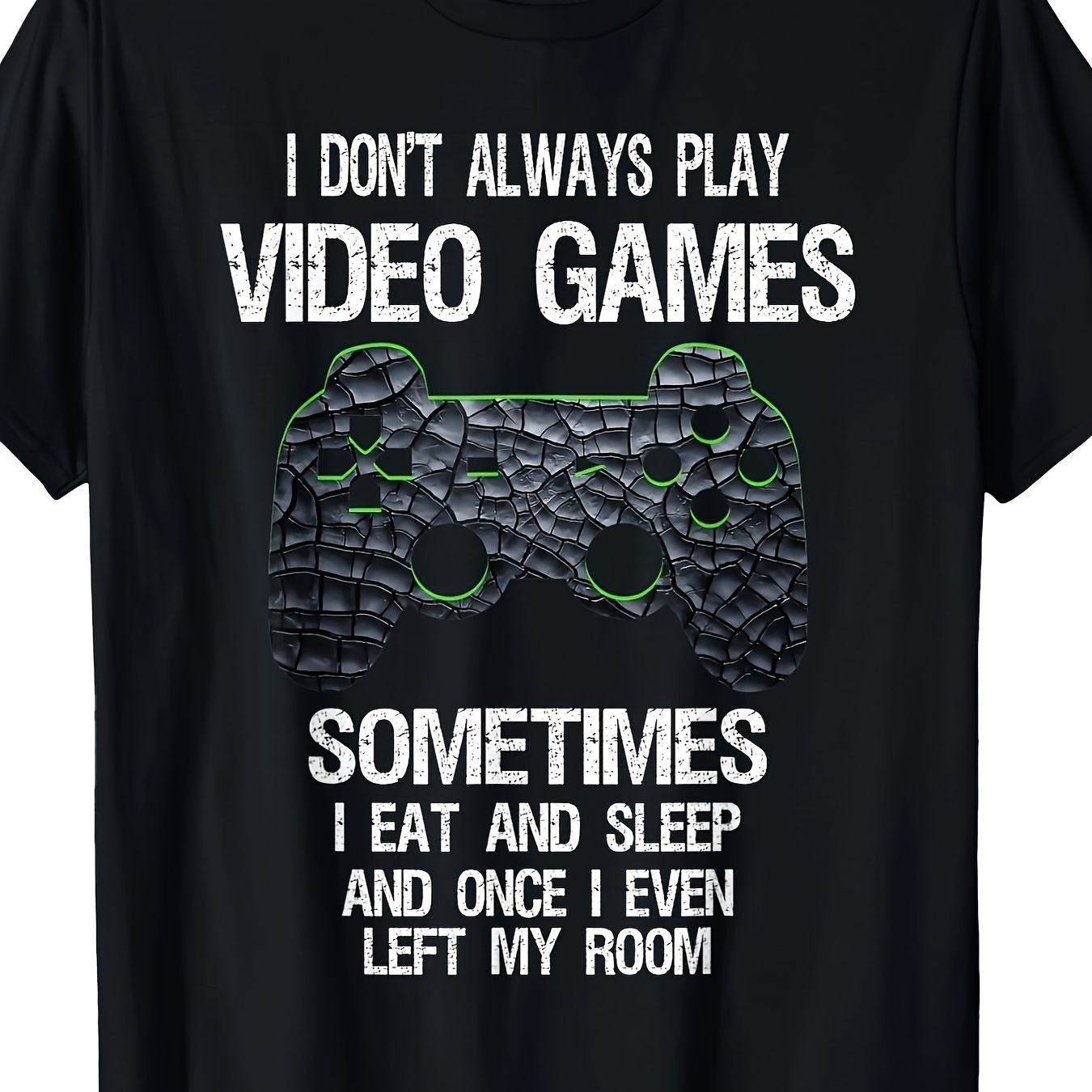 

Funny Gamer Video Games Boys Teens T-shirt - Classic Fit, Black, Cotton Blend