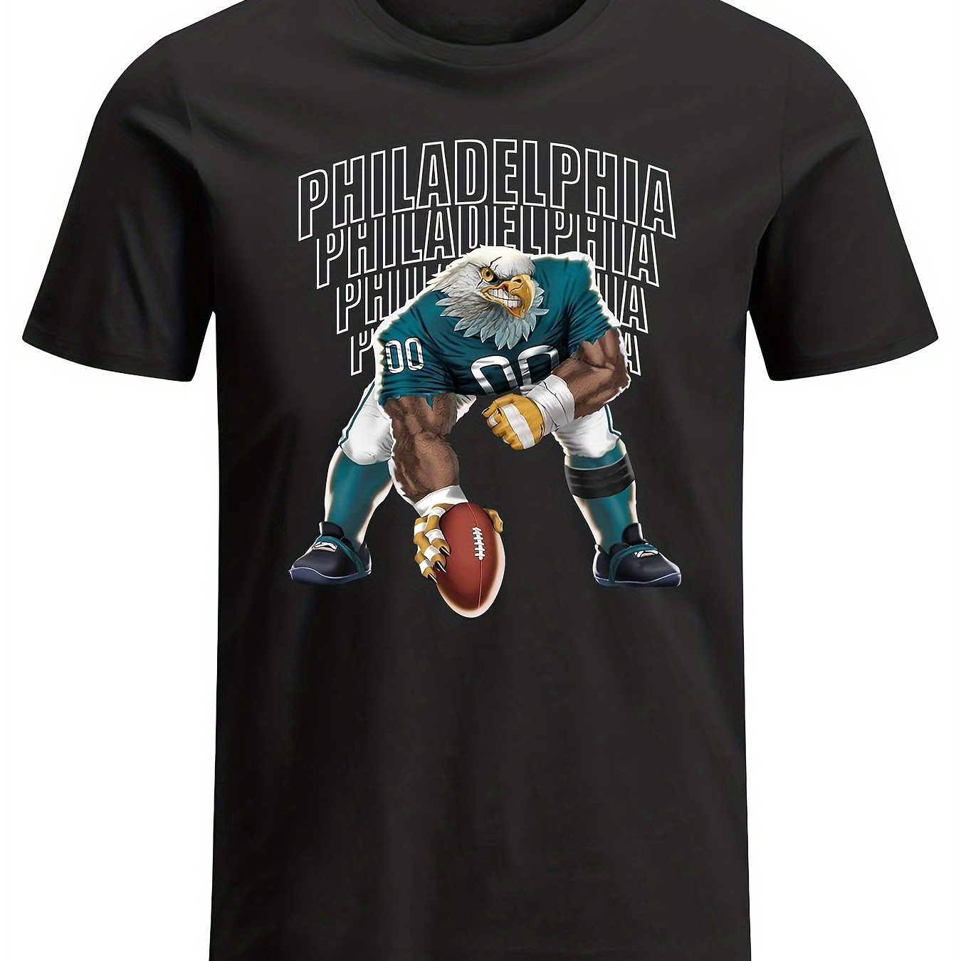 

Go Philadelphia Football Shirt Gifts For Men Short Sleeve T-shirts Mens Apparel-220g