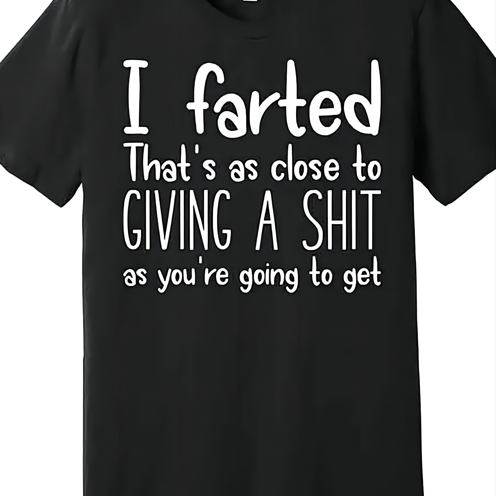 Men'S Plus-Size "I Farted" T-Shirt
