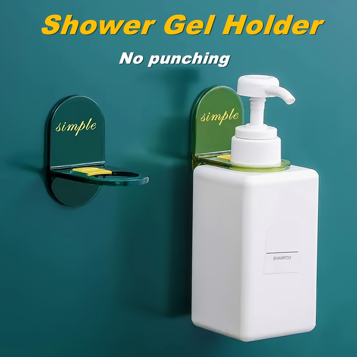 Shampoo Bottle Holder For Shower No Punching Bottle Holder For