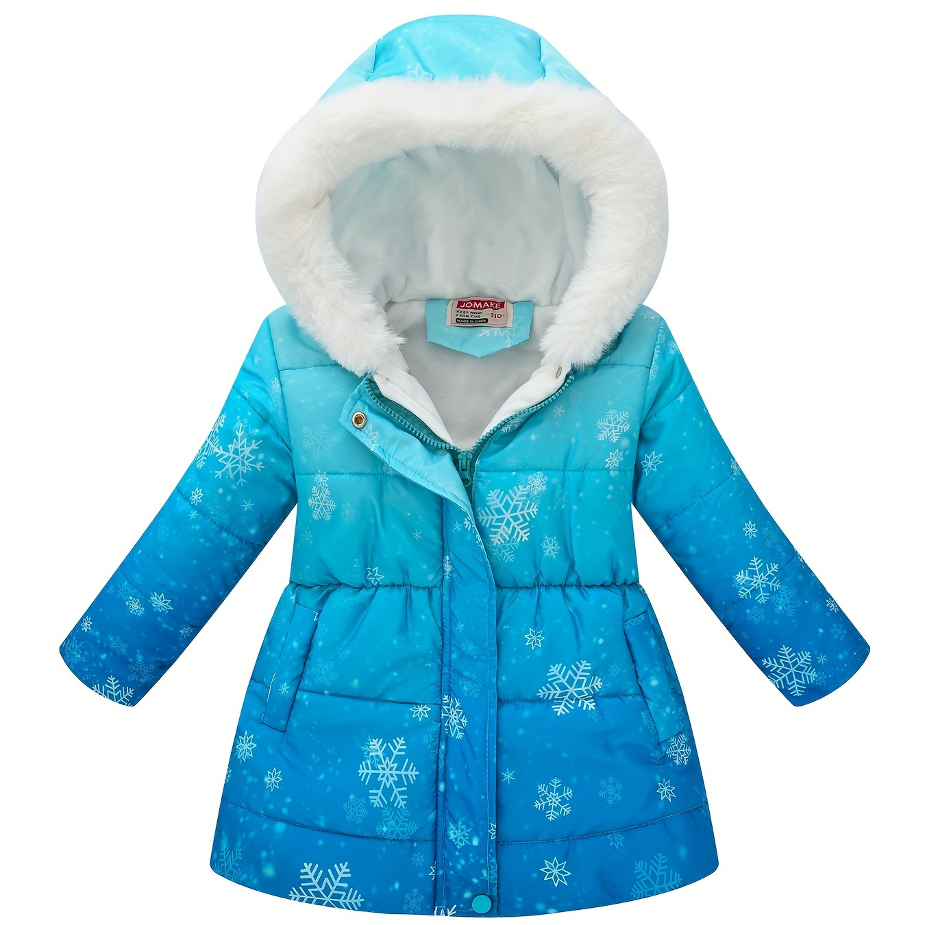 

Jomake ' Fleece-lined Hooded - Long , Outerwear For