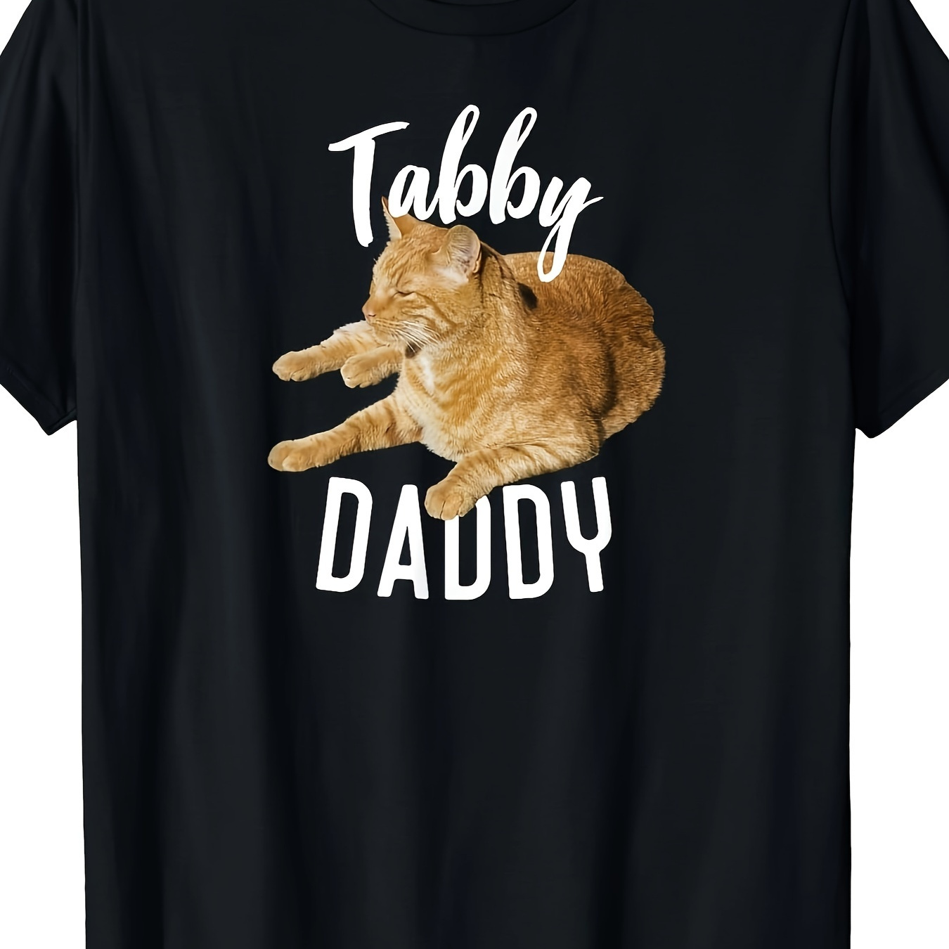 

Tabby Daddy Cat Lover Funny Saying Graphic Gift T-shirt