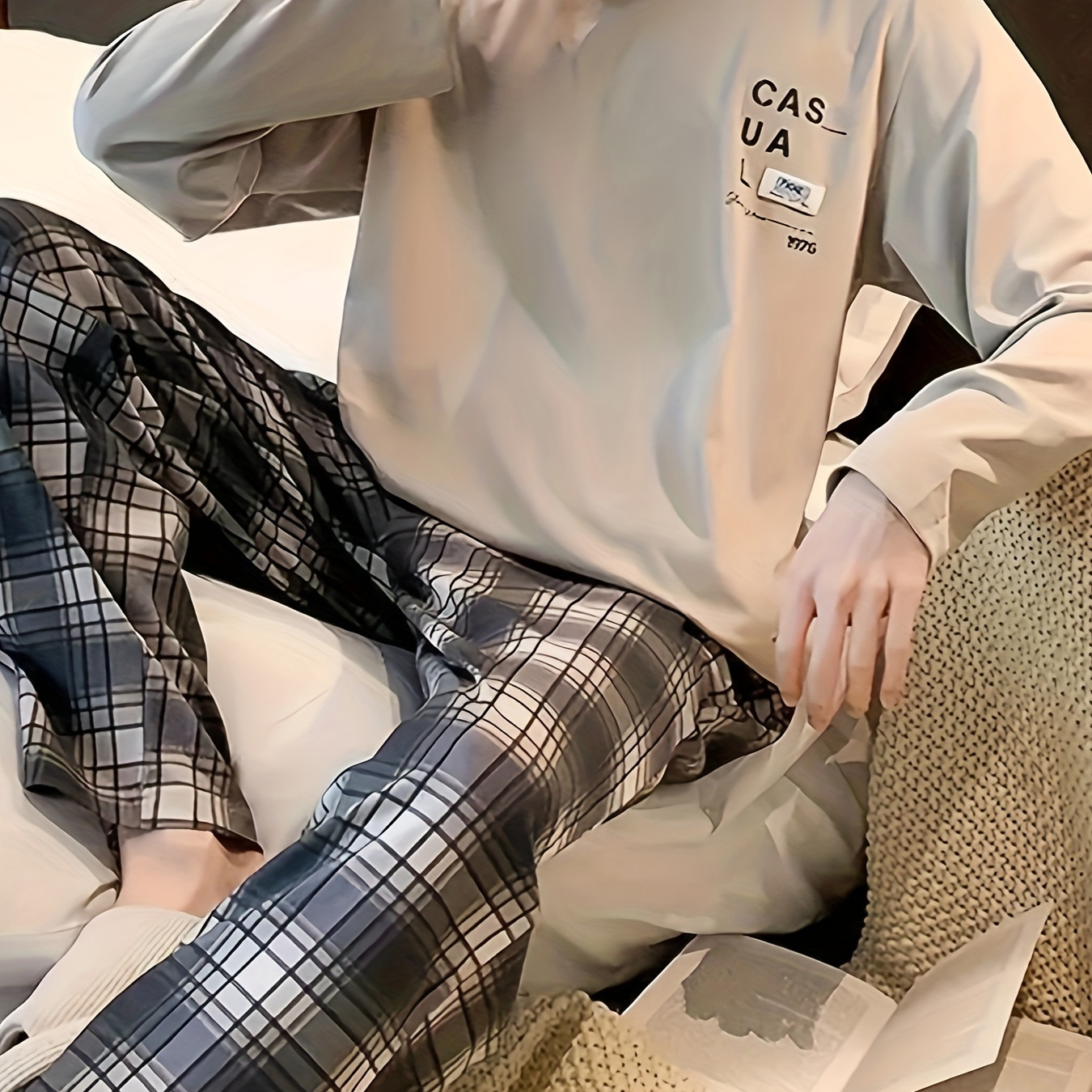 

Nouveaux Pyjamas pour Hommes pour et l'Hiver, Décontractés, et Luxueux