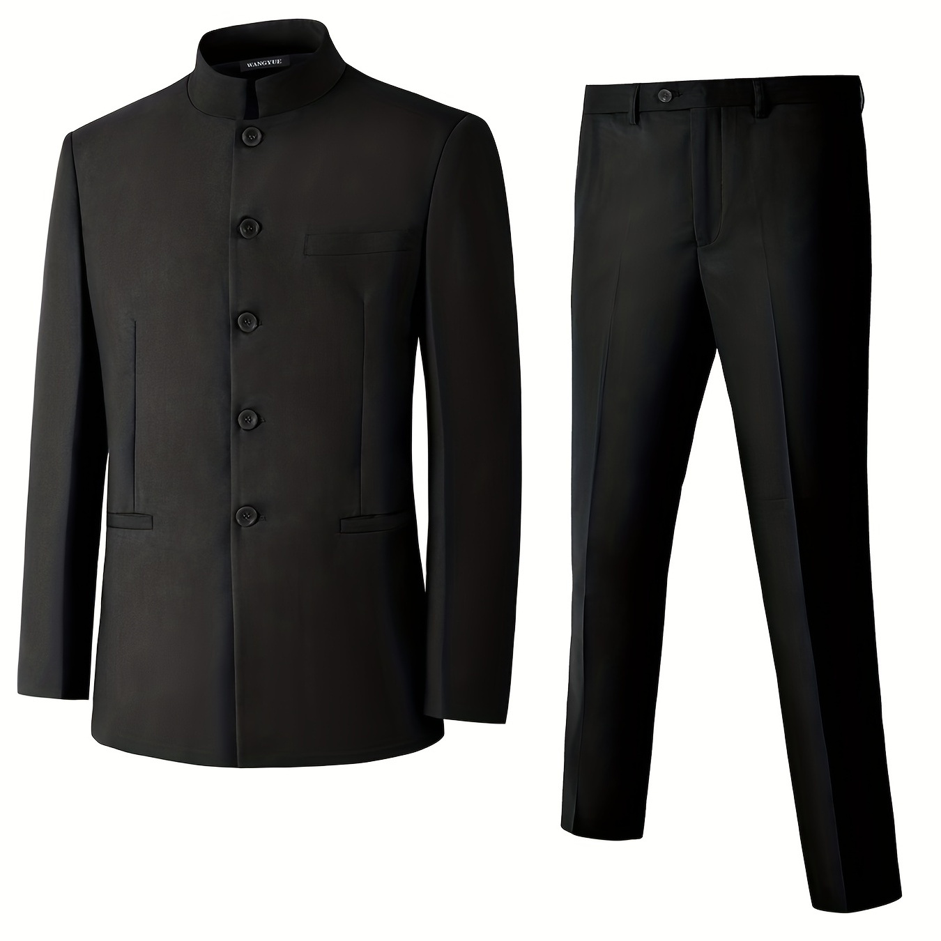 

Mens Suits 2 Piece, Pinstripe Suit, Double Breasted Blazer And Pant, For Formal Wedding Or Business