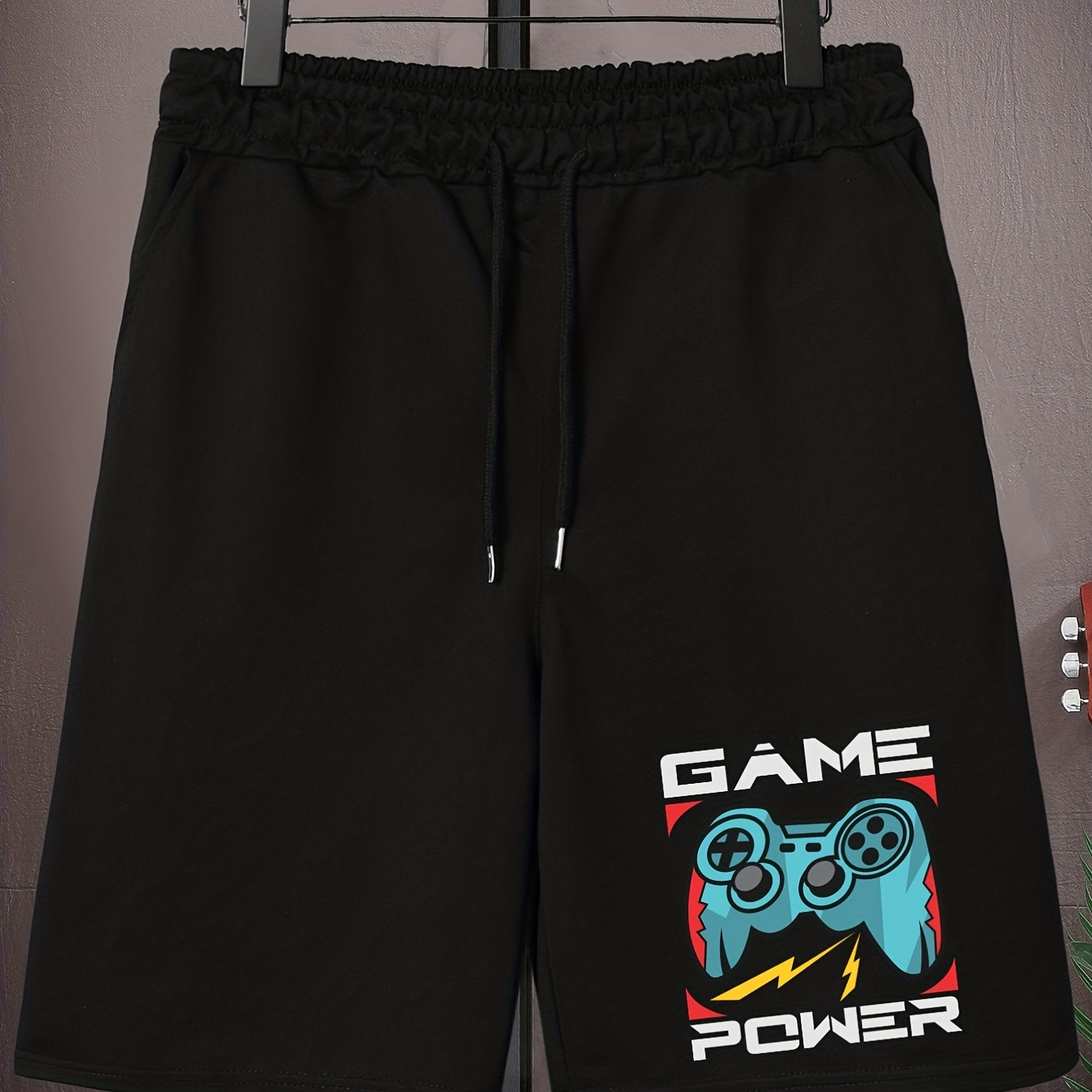 

Men's "" Plus Size Workout Shorts Oversized Elastic Waist Gym Short Pants