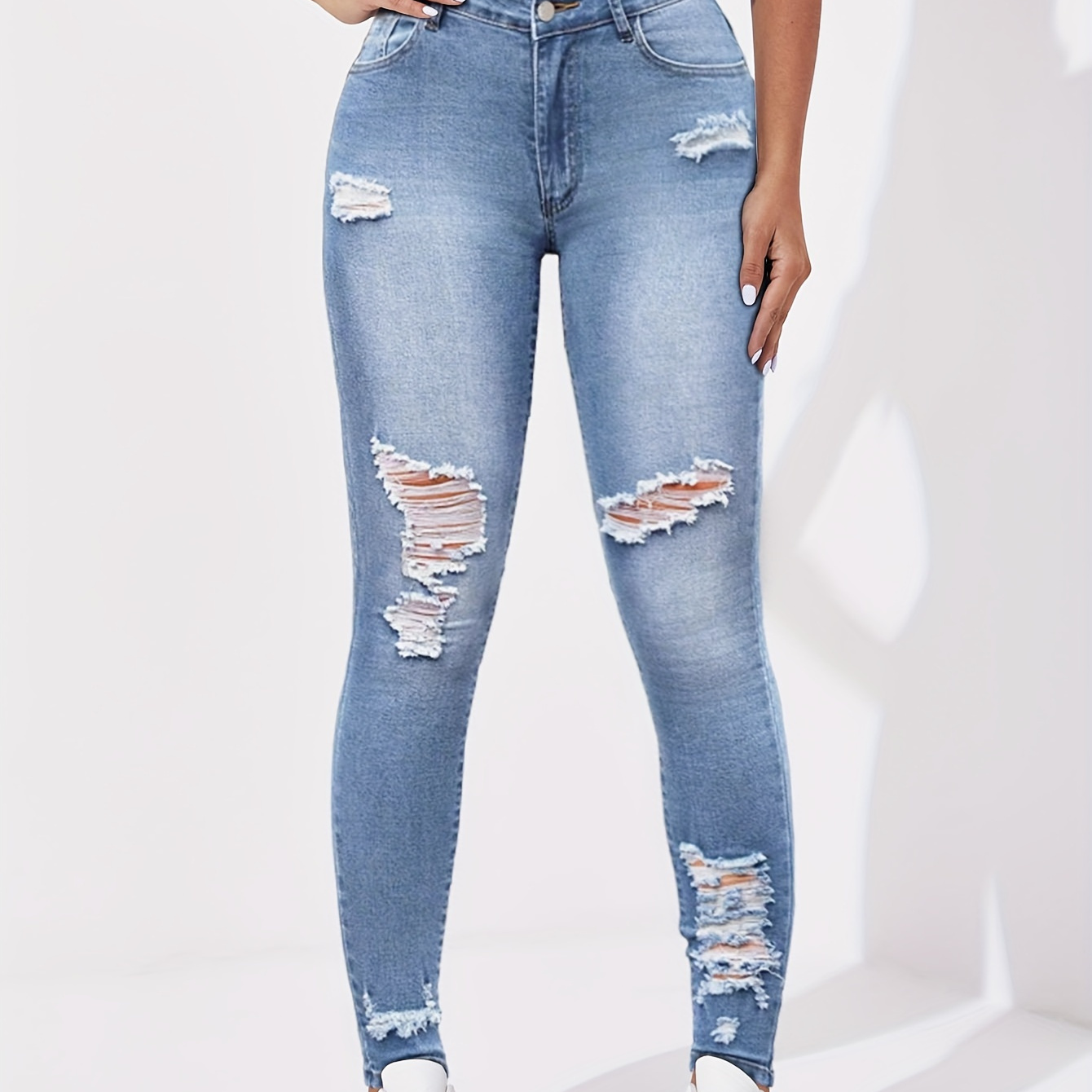 

Tight-fitting Jeans High Elasticity Slimming Short Leg Jeans Slimming Jeans Casual Pencil Jeans