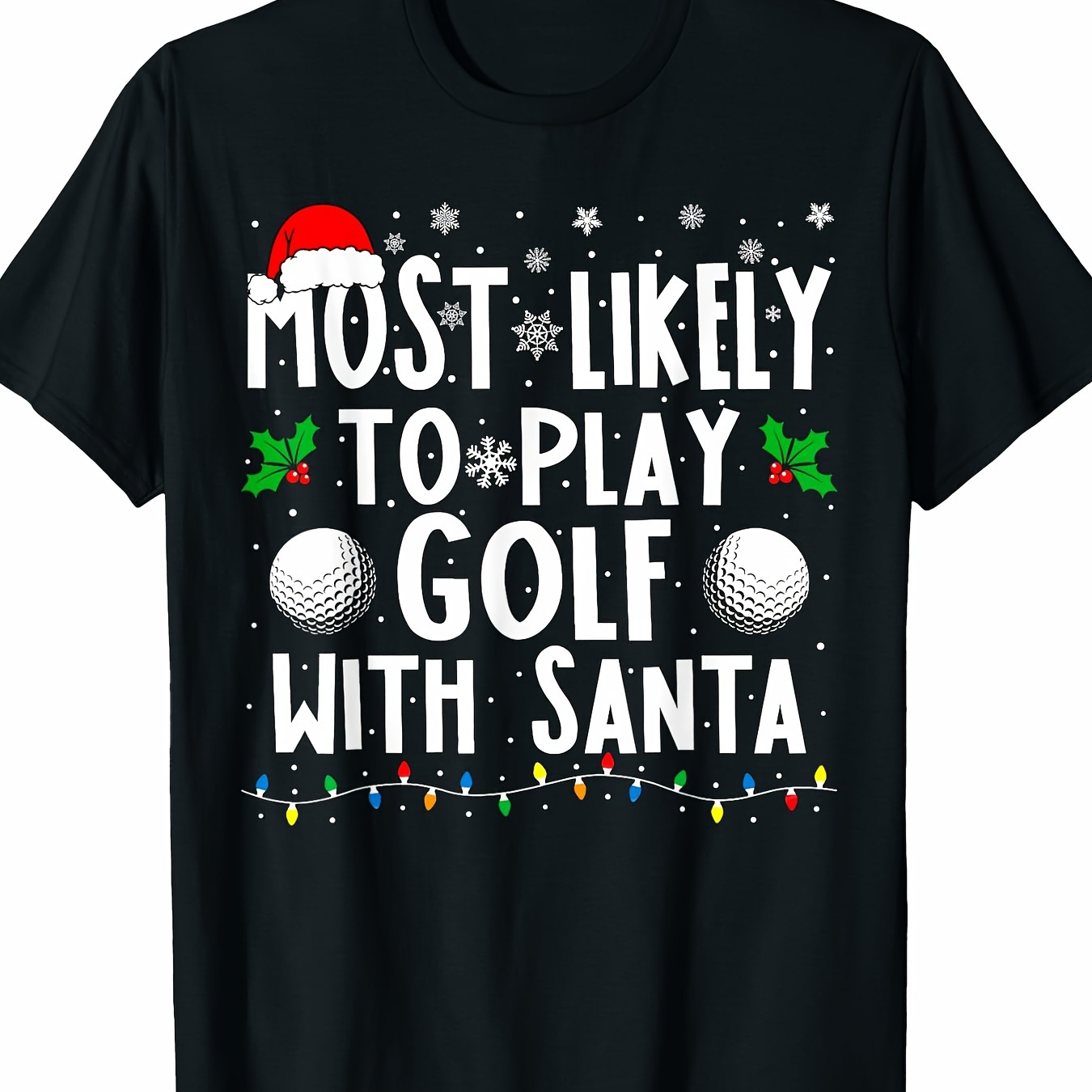 

With Santa Family Christmas T-shirt-220g
