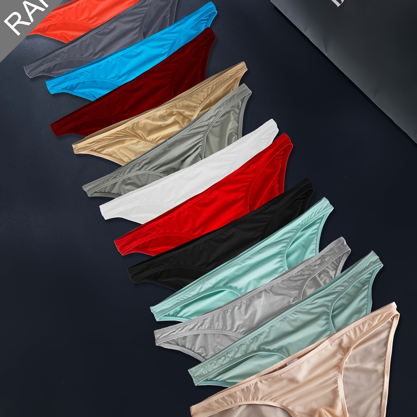 

6pcs Men' Color Sexy Trendy Underwear, Breathable Comfy Stretchy Briefs, Casual Plain Color Panties