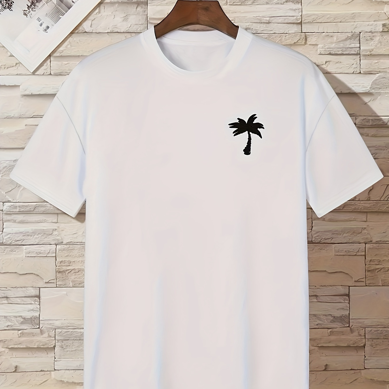 

Simple Palm Print T Shirt, Tees For Kids Boys, Casual Short Sleeve T-shirt For Summer Spring Fall, Tops As Gifts