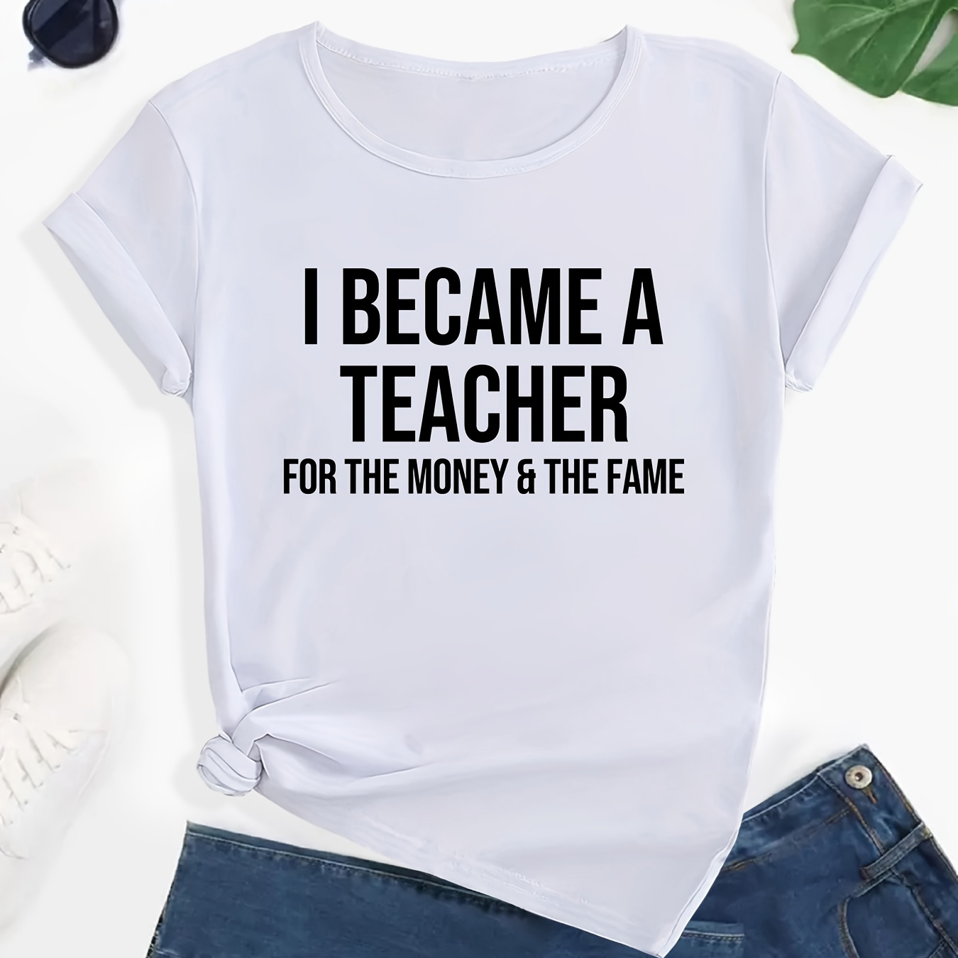 

Back To School: I Became A Teacher - Relaxed Summer T-shirt For Adults