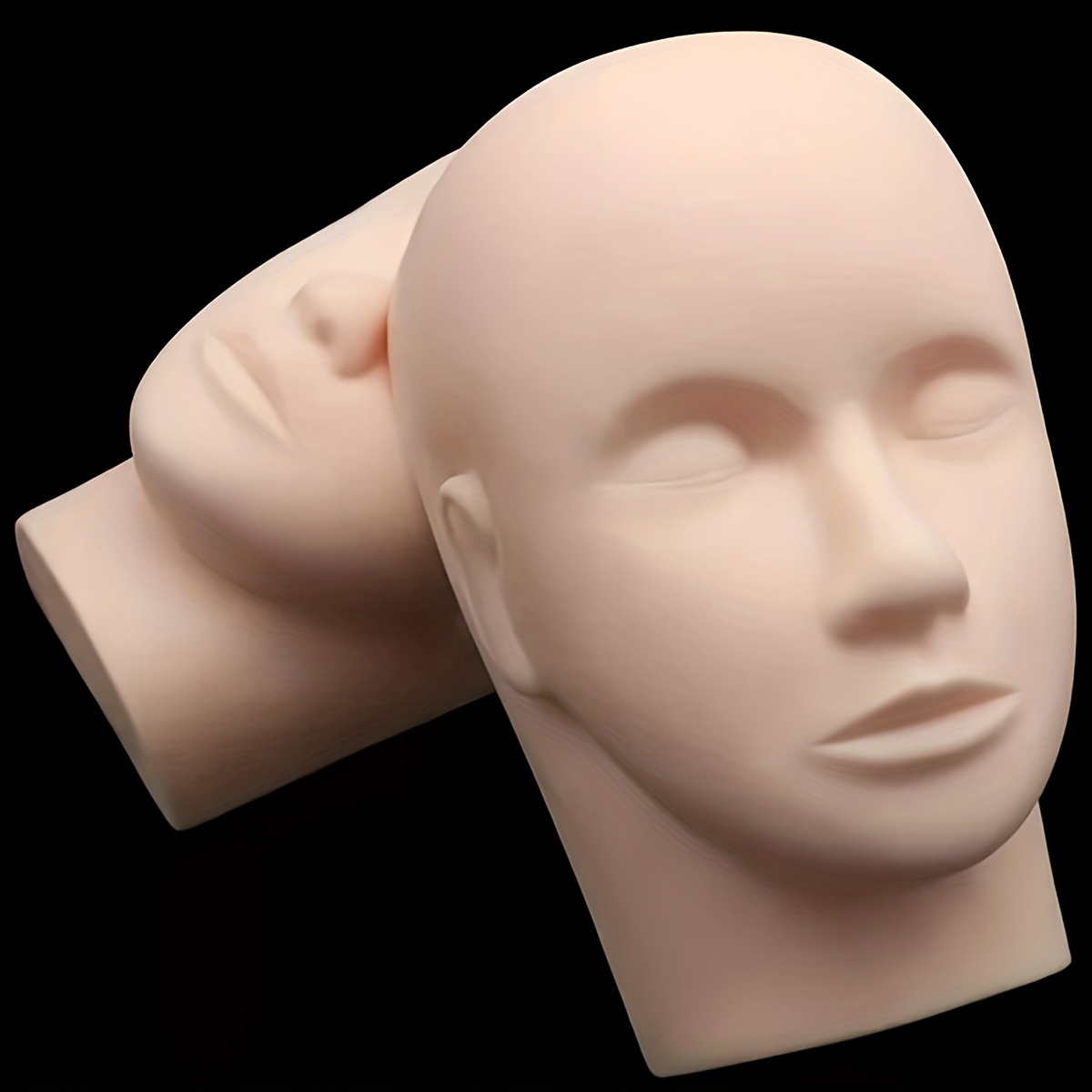 Mannequin Head With Yaki Hair Practice Beauty Hair Salon Barber