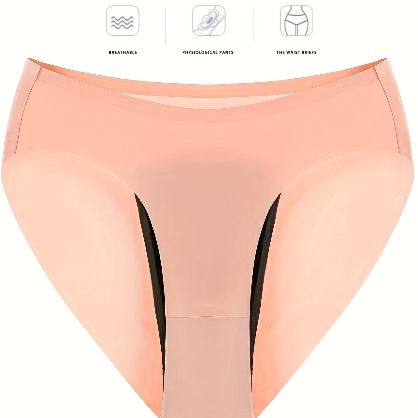 Seamless Menstrual Period Panties Comfy Breathable Anti leak - Temu