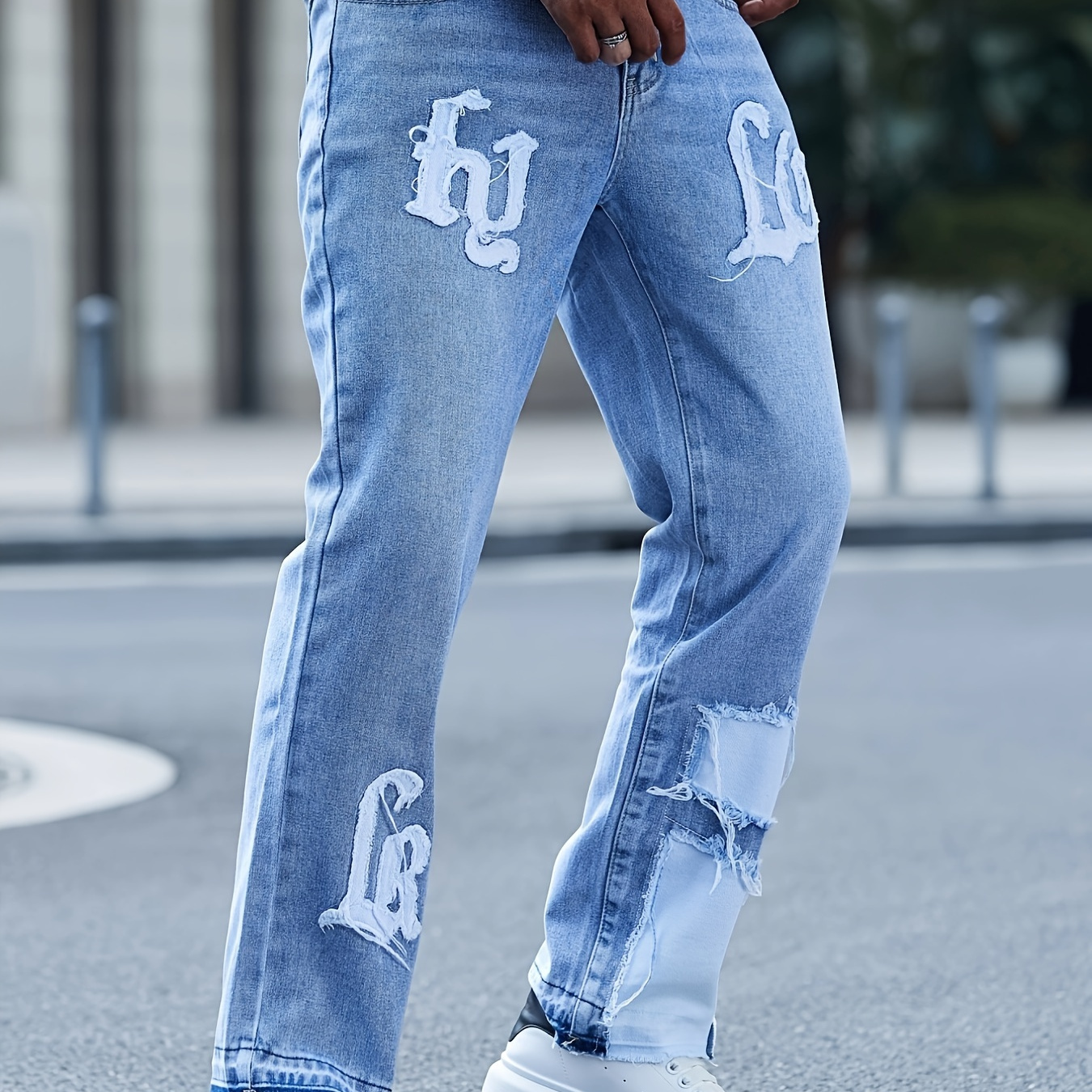 

Regular Fit, , Non-stretch, Washed Out, Embroidered, All-, Adult ,