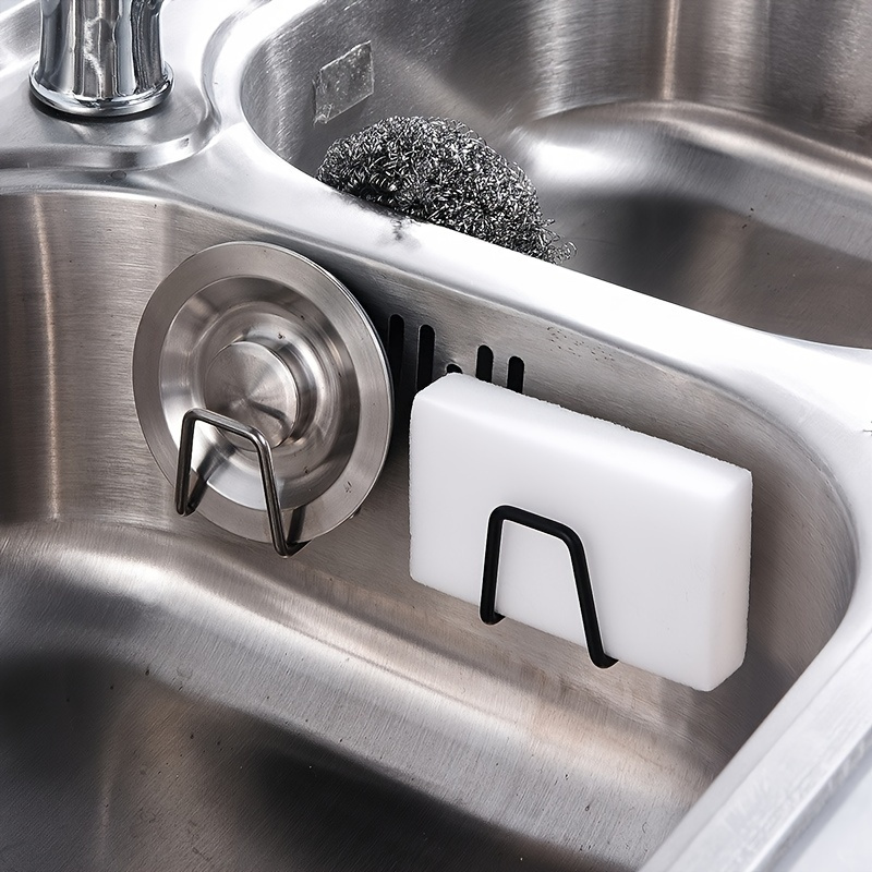 1pc Stainless Steel Sink Drain Storage Rack, Classic Retractable Kitchen Caddy  Sink Organizer For Kitchen
