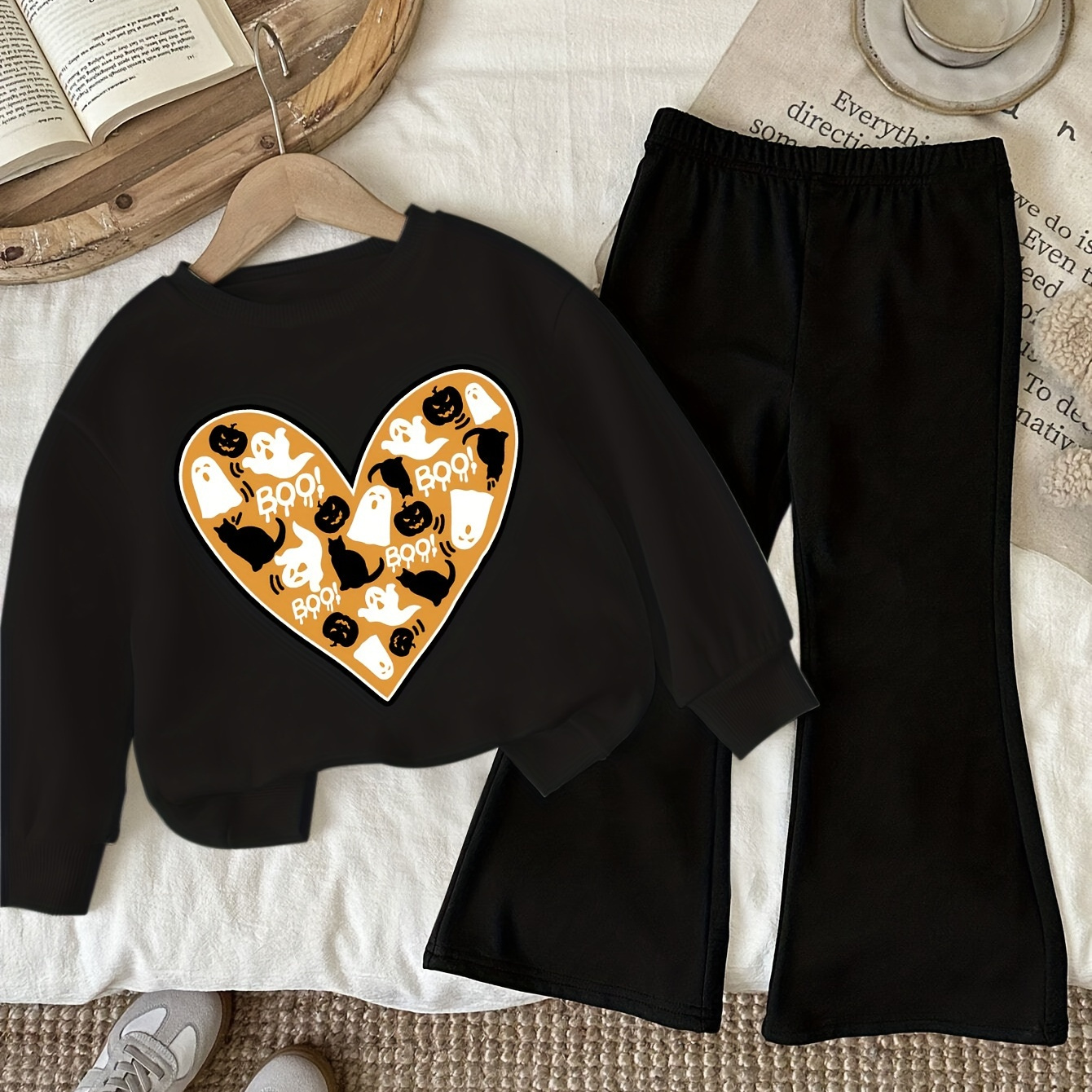 

Sweatshirt & Pants Set - , , - For And , For