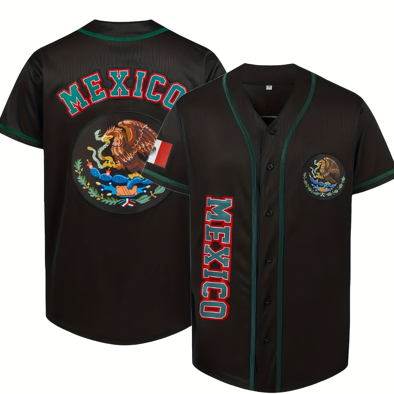 Camisa De Beisebol Masculina Do México Camisa De Beisebol De - Temu Portugal