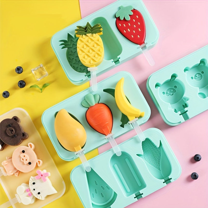 Number-one Popsicle Molds, 12-cavities Reusable Silicone Popsicle Molds for  Kids, Homemade Easy Release Ice Pop Maker with Popsicle Sticks, Bags, tie  wires, Funnel and Cleaning Brush 