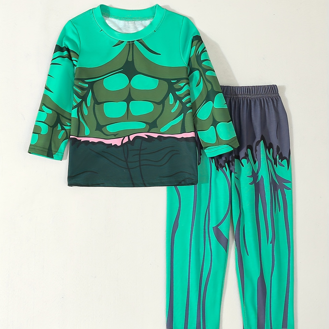 

Boy's Long Sleeve Long Pants Set, Polyester And , , /