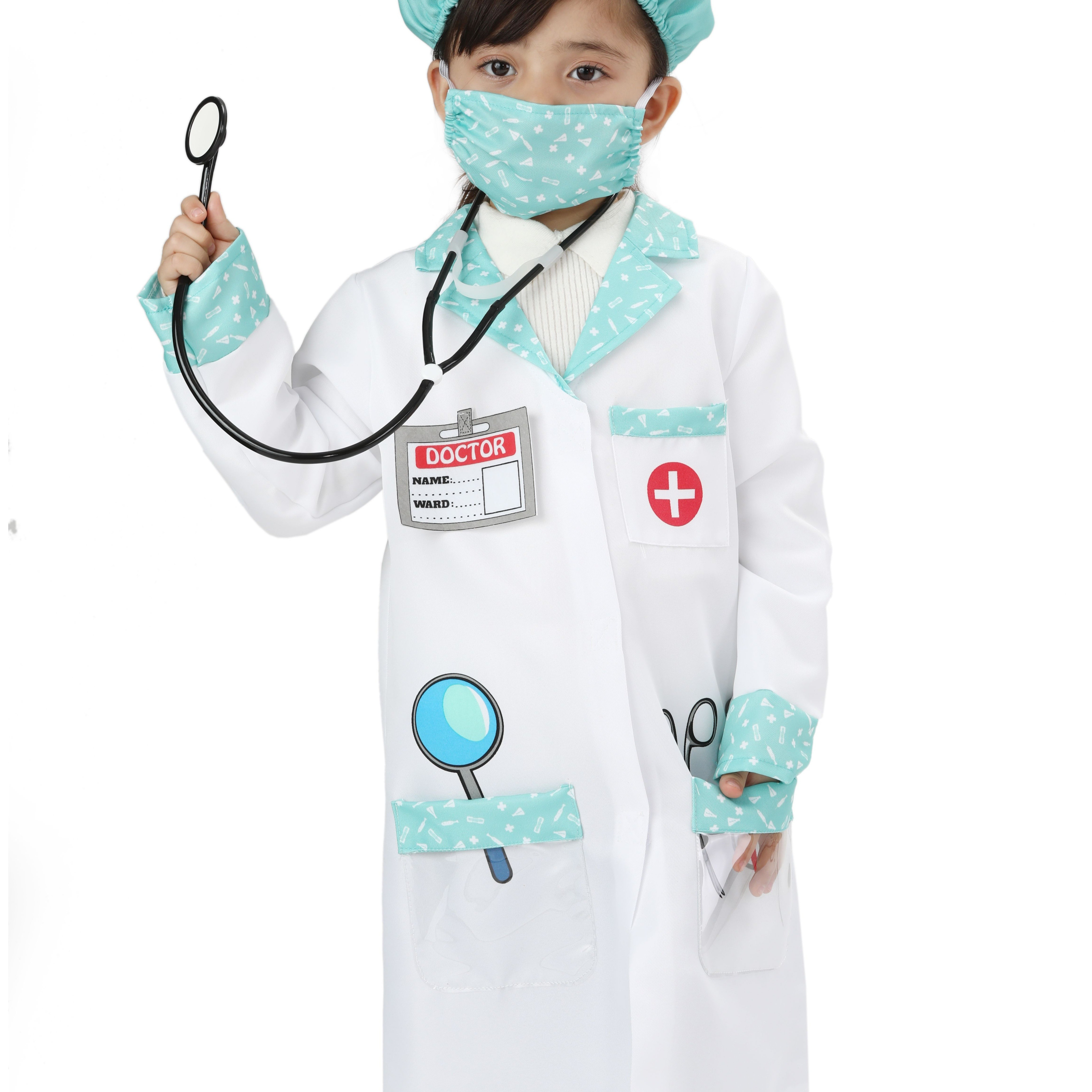 

Boy's Professional Doctor Clothing Set - Realistic Lab Coat And Accessories For Boys And Girls, Ideal Gift For Young Doctors