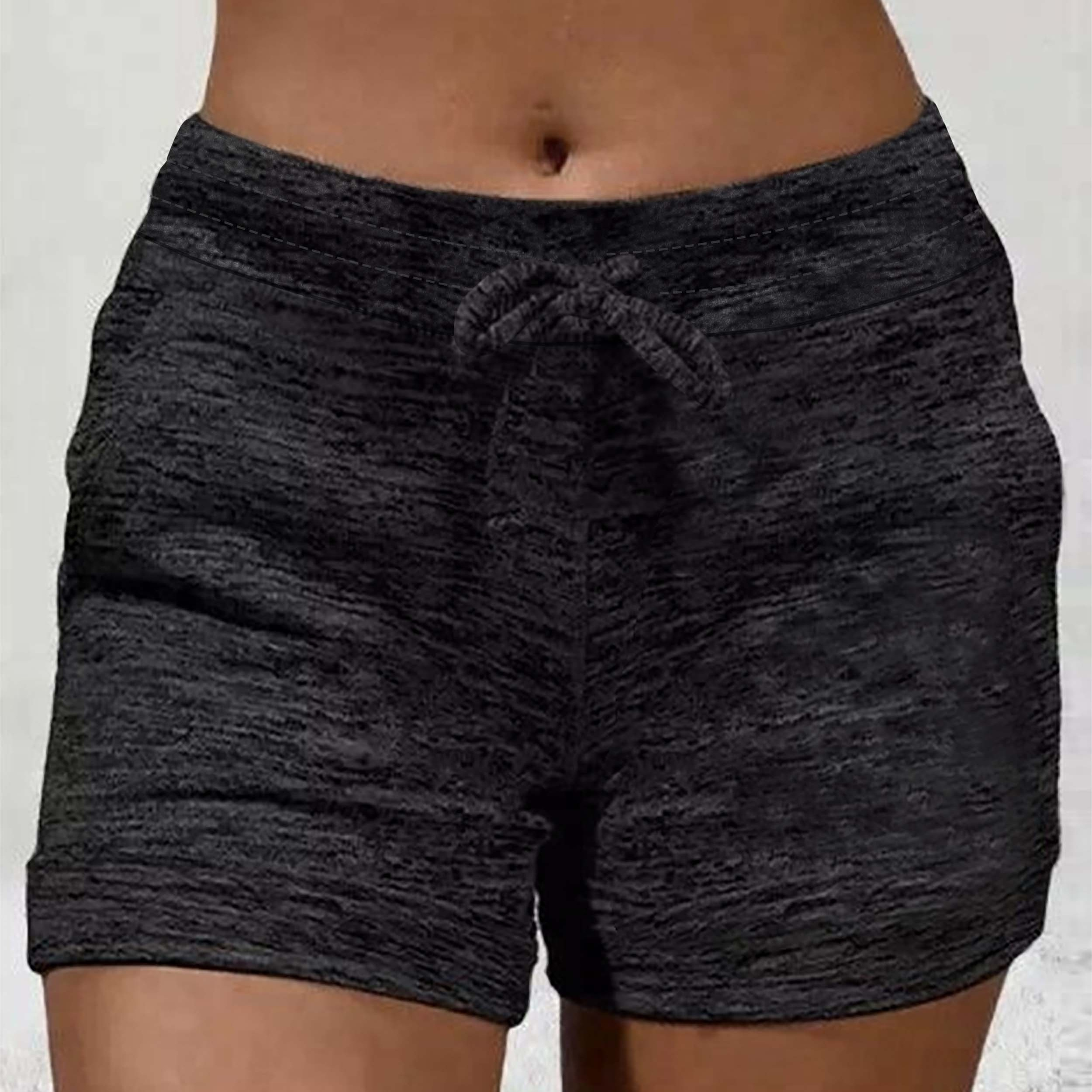 

Drawstring Workout Shorts, Casual Versatile Summer Shorts, Women's Clothing