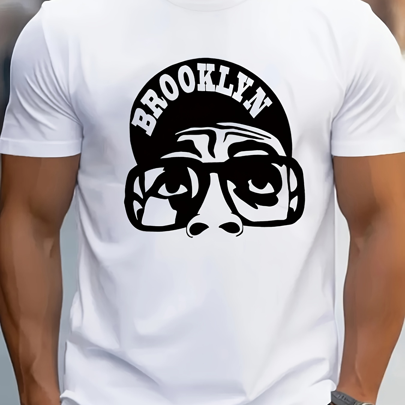 

Brooklyn Avatar Men's Round Neck Cotton T-shirt