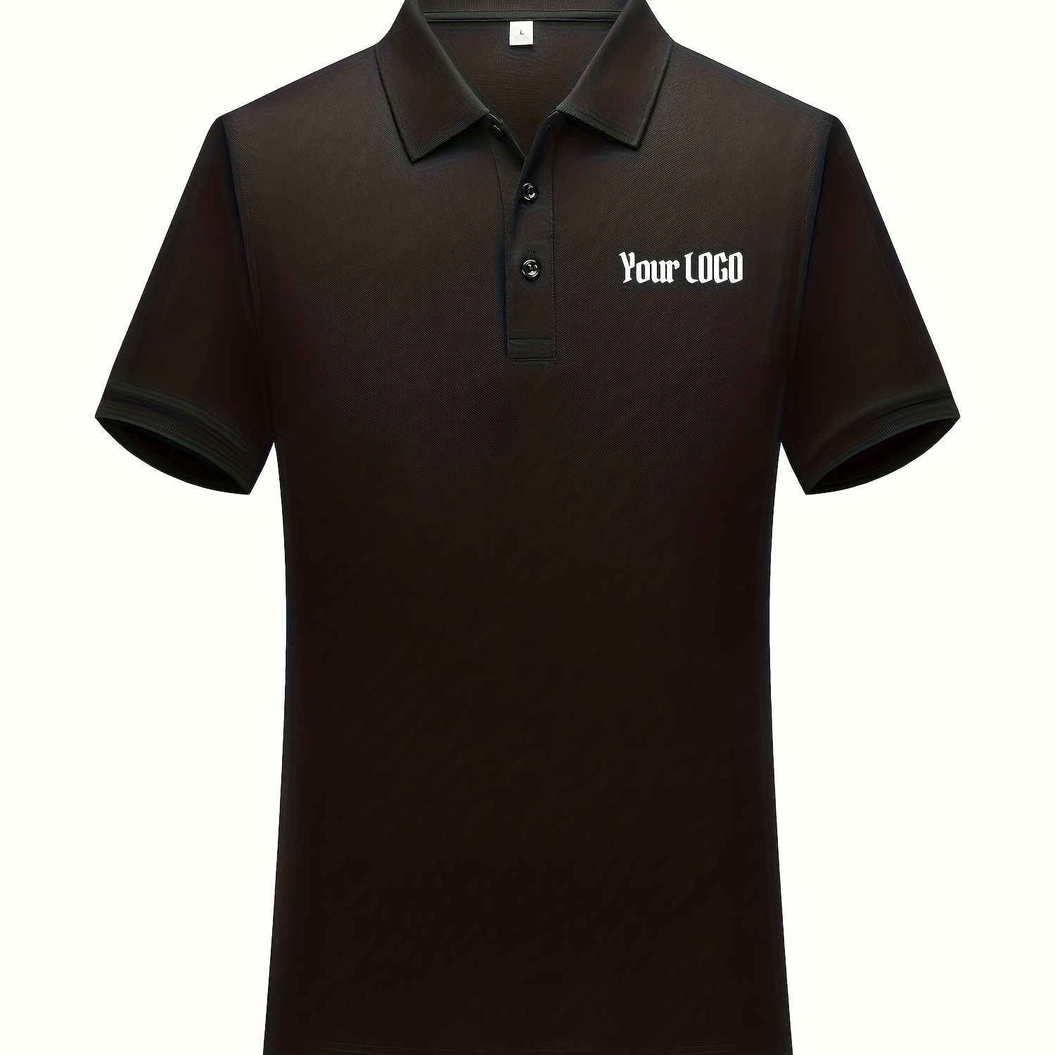 

-dry Polo Shirt For Men With Print Letters, Featuring Digital Heat Transfer Technology, Stylish And Breathable For Outdoor Sports, Summer Activities.