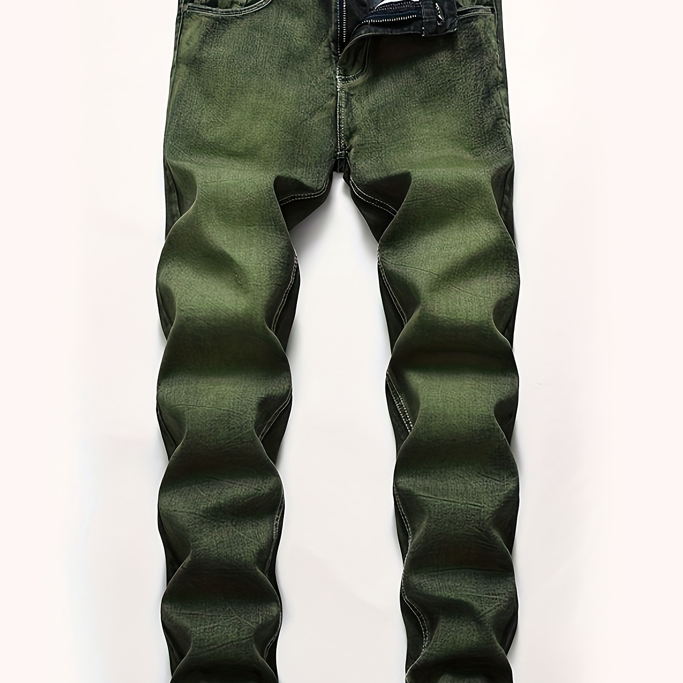 

Men's Casual Skinny Jeans, Chic Street Style Medium Stretch Denim Pants