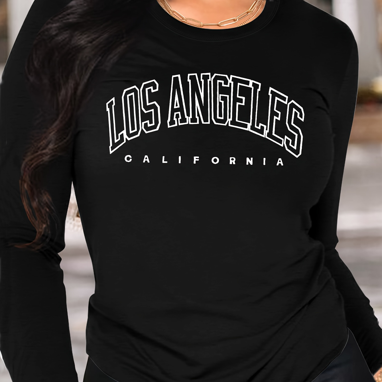 

Women's Long Sleeve T- - , Polyester , - For Fall &