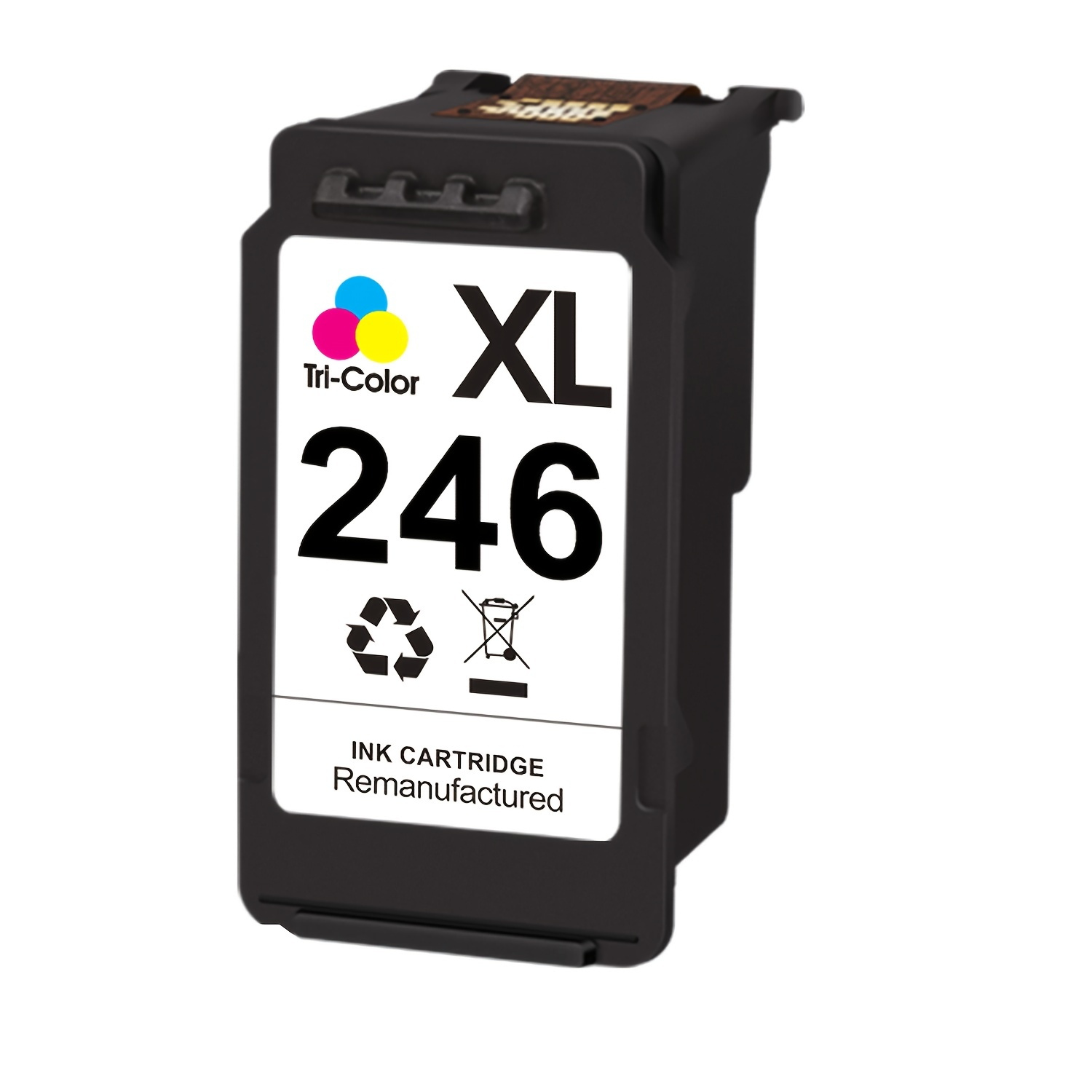 Japic 246XL Ink Cartridge  Color  Compatible Replacement For Canon  CL-246XL  244XL For PIXMA MX492 MX490 MG2522 MG2922 MG2520 MG2920 MG2420 TR4520 TS3122 Printer 1Color