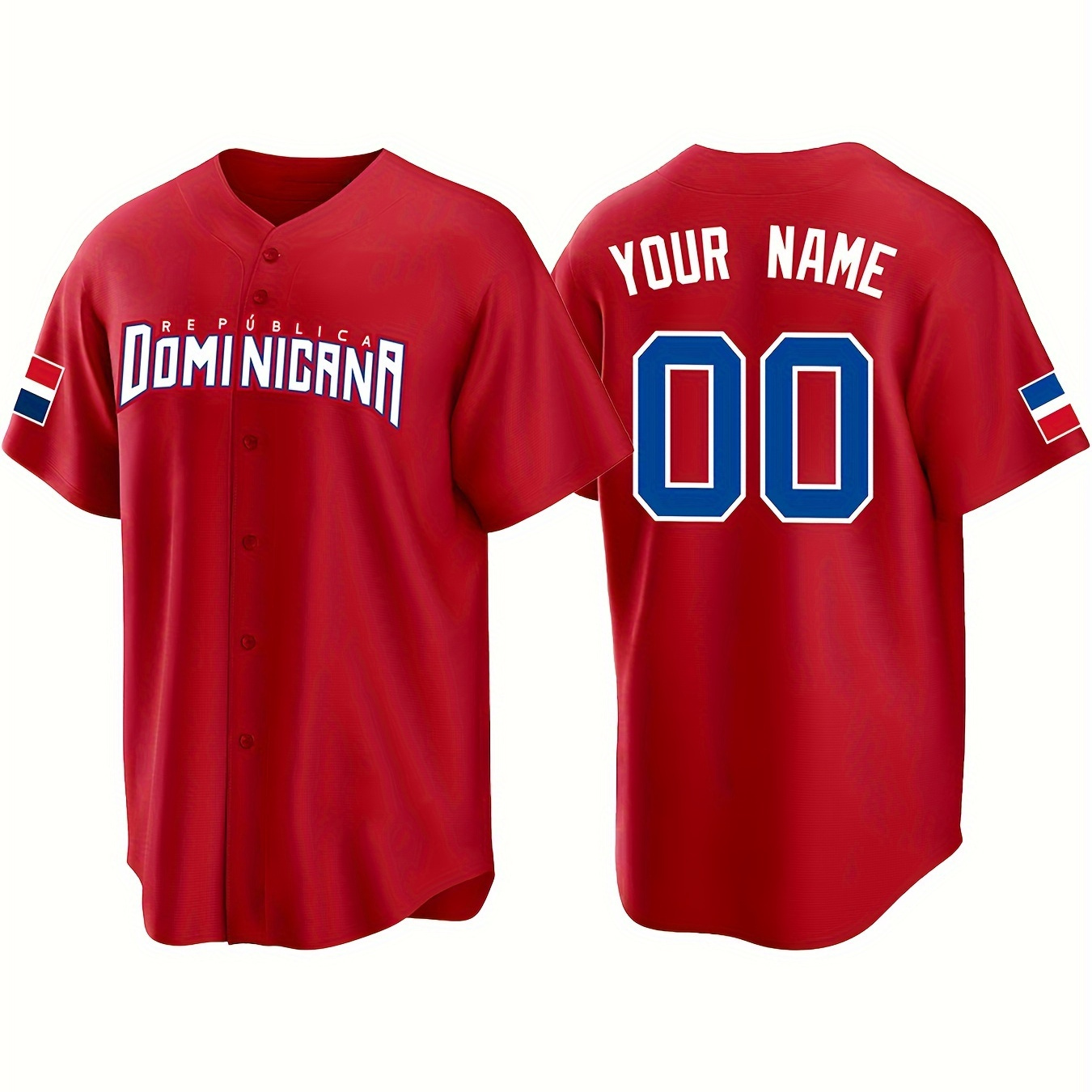

Customizable Name And Number Men's Baseball Jersey Embroidered Outdoor Daily Leisure Sports Customization S-3xl