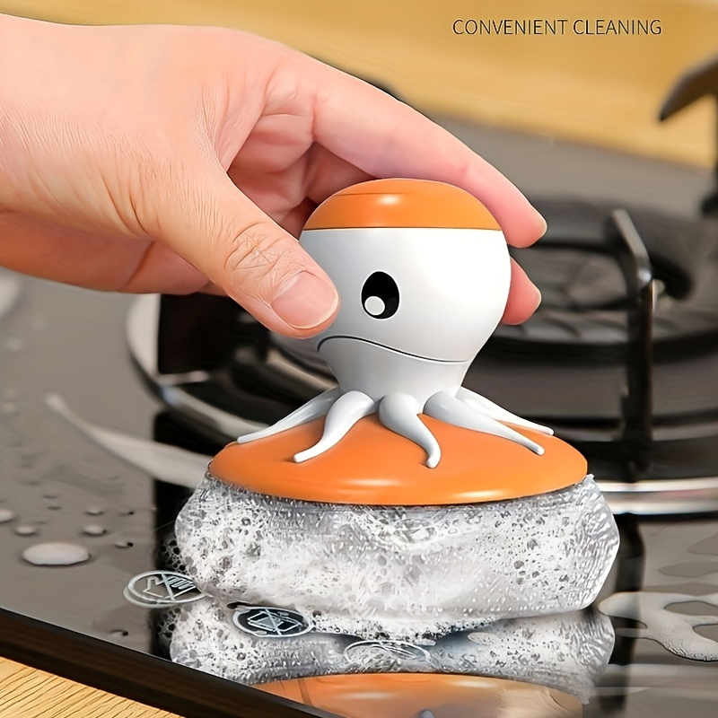 Egg Chick Pot Brush With Holder, Cute Cartoon Dish Brush, Kawaii Scrub Brush,  Scrubber, For Cleaning Pots, Pans, Dishes And Kitchen Sink, Kitchen  Gadgets, Kitchen Accessories, Sponge Balls Available - Temu