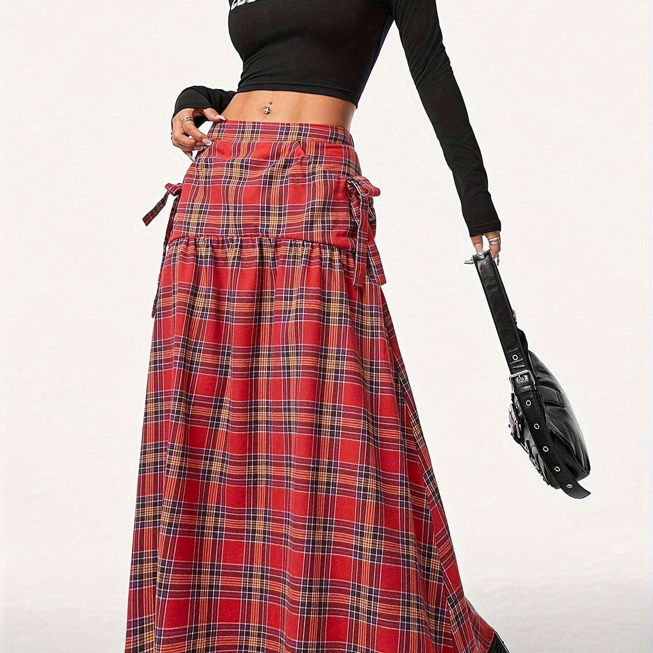 

Women' High Waist A-line Half Skirt Spring/summer Style For Valentine's Day