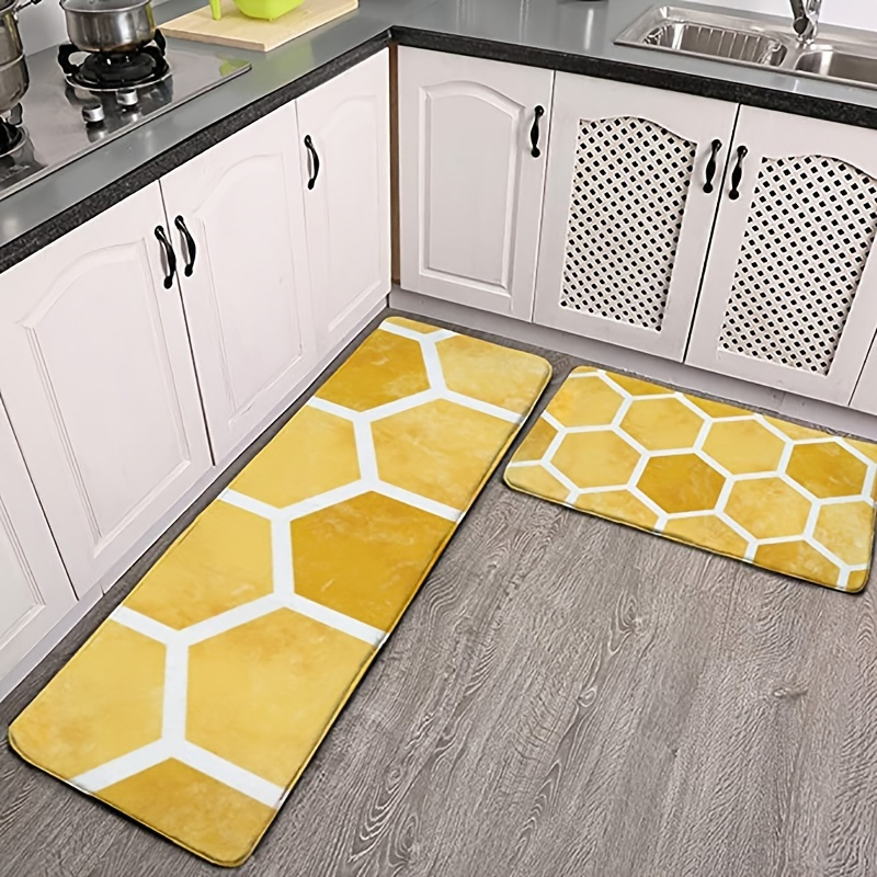 Brighten Up Your Kitchen With A Yellow Hexagon Honeycomb Bee - Temu