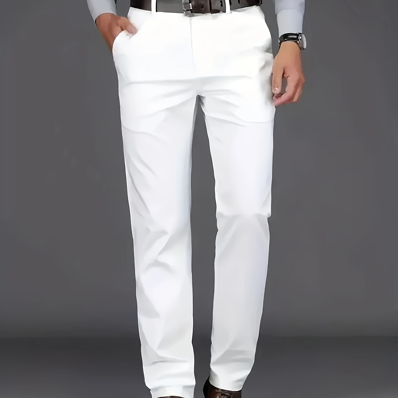 

Men's New Casual Formal Pants Trendy Casual Long Pants Fashionable Men's Western Pants Comfortable Casual Wear