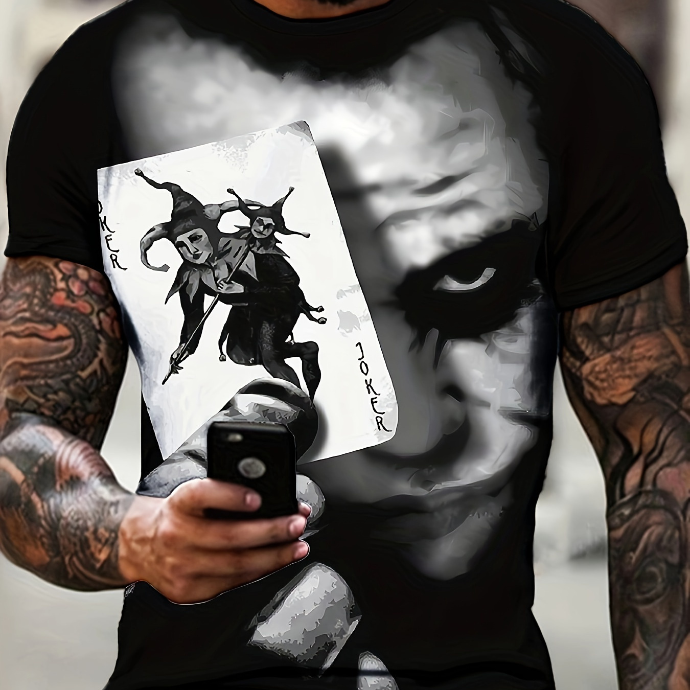 

Novelty - And - 100% Polyester Tee Slight , Regular Fit -sleeve , For Halloween