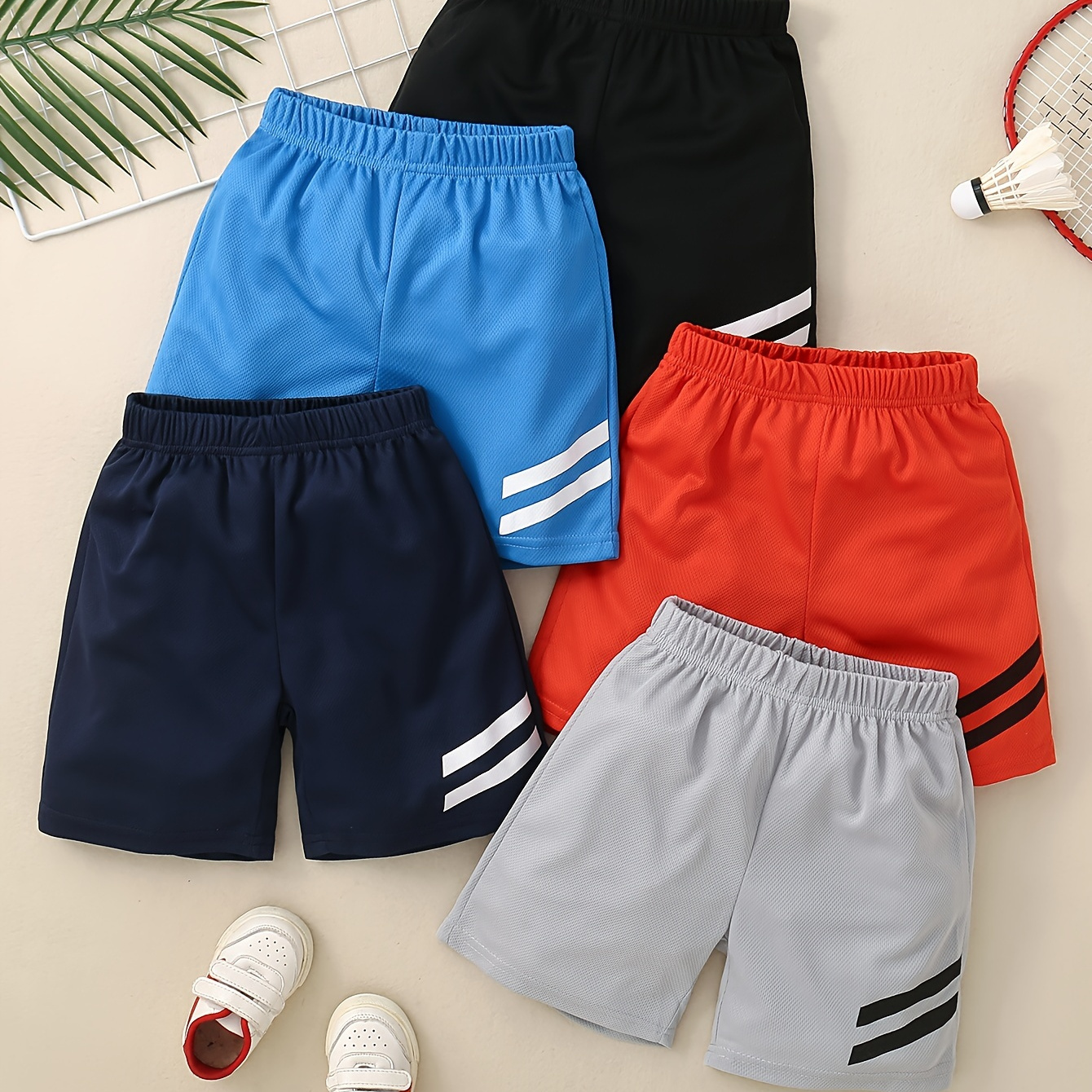 

5pcs Boy's , Multiple Waist , Clothes For Summer &