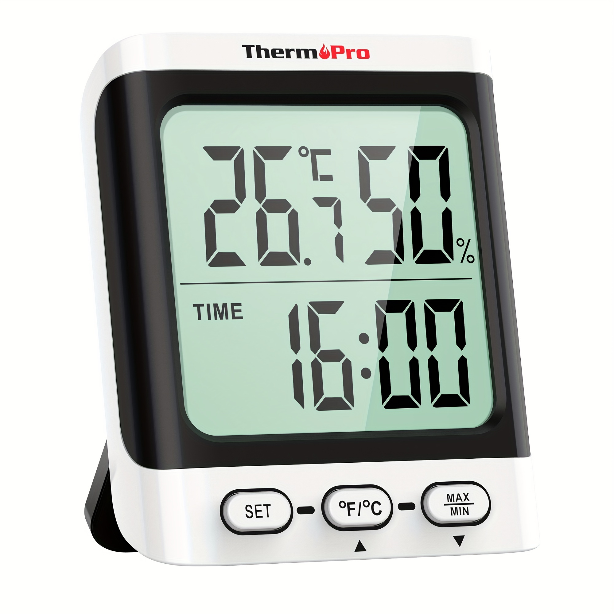 ThermoPro TP152 Hygrometer Indoor Thermometer, Desktop Digital Baby Room Thermometer with Temperature and Humidity Monitor, Accurate Humidity Gauge