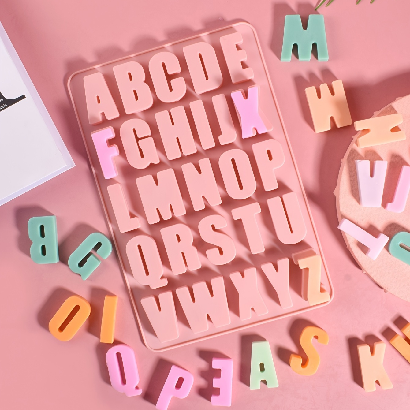 Large Silicone Letter Molds 3d Letter Silicone Molds For - Temu