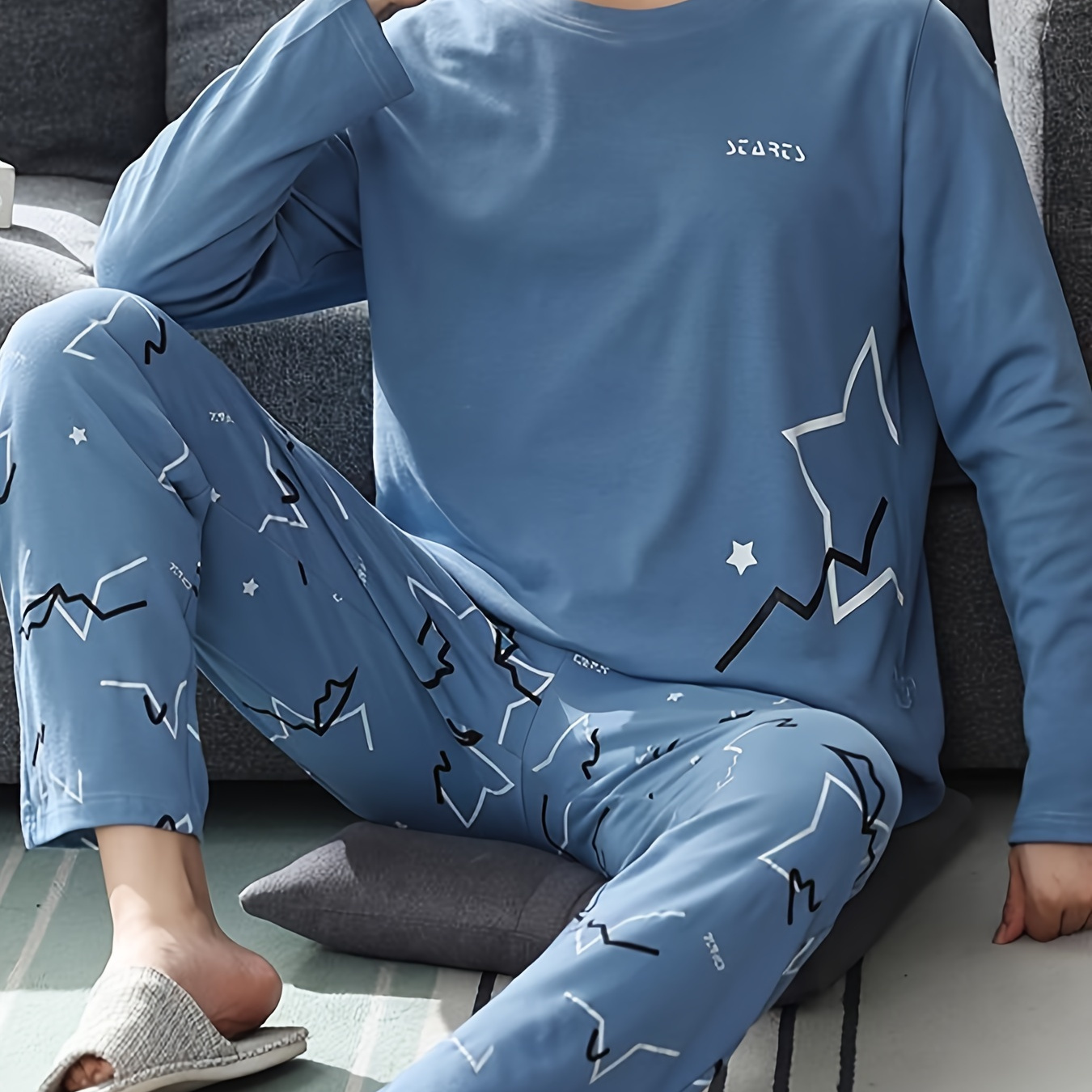

Pyjama Imprimé Étoilé - , Longues & Pantalon, Vêtements de Décontractés ou l'Extérieur