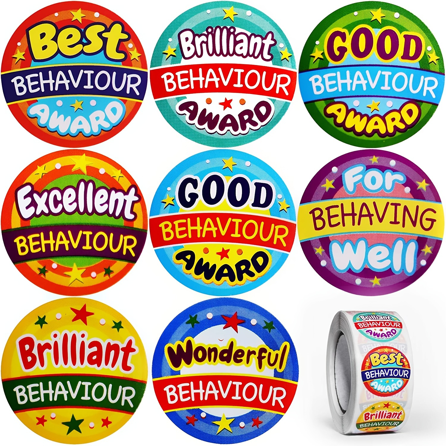 

500pcs Teacher Stickers For Students, Reward Stickers, Teachers Incentive Stickers, Teacher Classroom Supplies