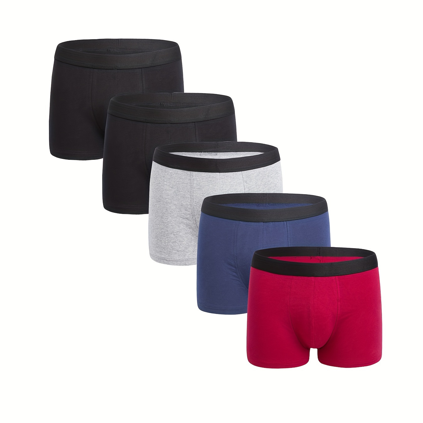 Men's Underwear, Plain Color Stretch Fashion Breathable Comfy Sport  Underwear - Temu United Arab Emirates