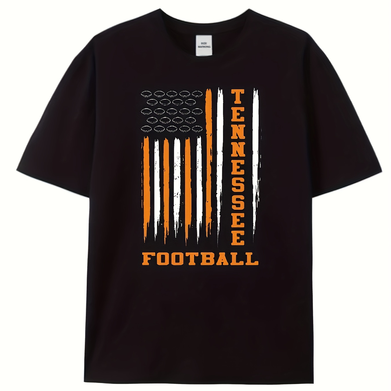 

Tennessee Football Cotton Summer Pattern Men's T-shirt - Comfortable, Stylish