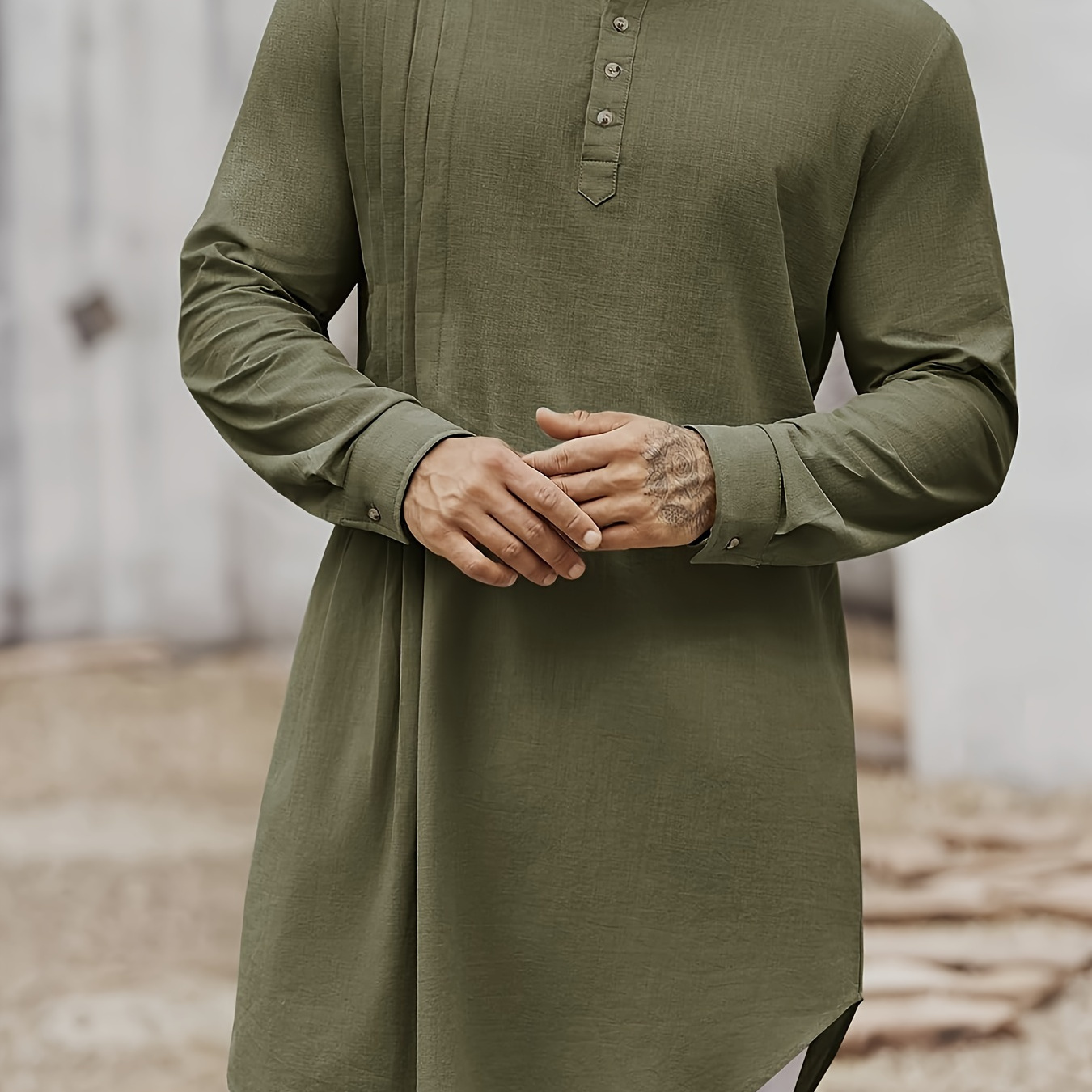 

Kaftan , A Long-sleeved , A ,