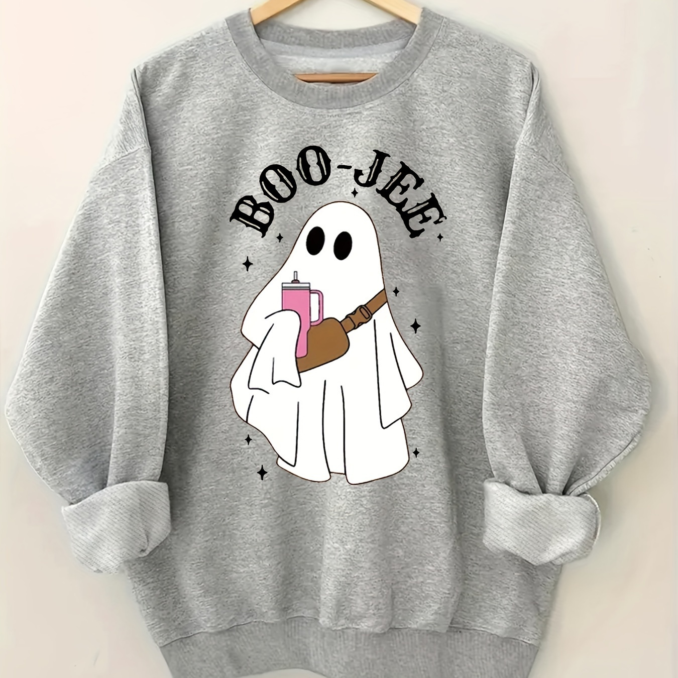 

Plus Size Women's Casual And Fashionable Sports Sweatshirt, Suitable For Autumn And Winter, Comfortable And Soft, Letter Pattern