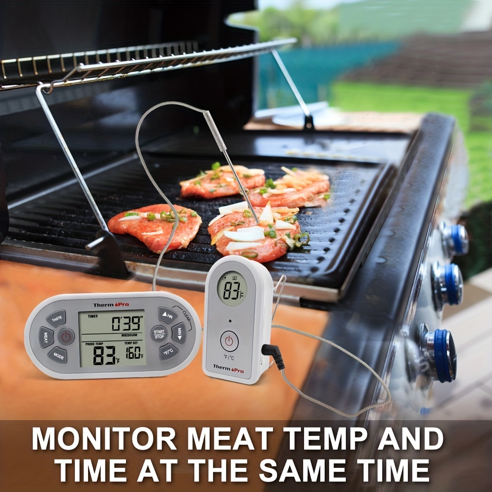 ThermoPro TP610W Programmable Dual Probe Meat Thermometer with